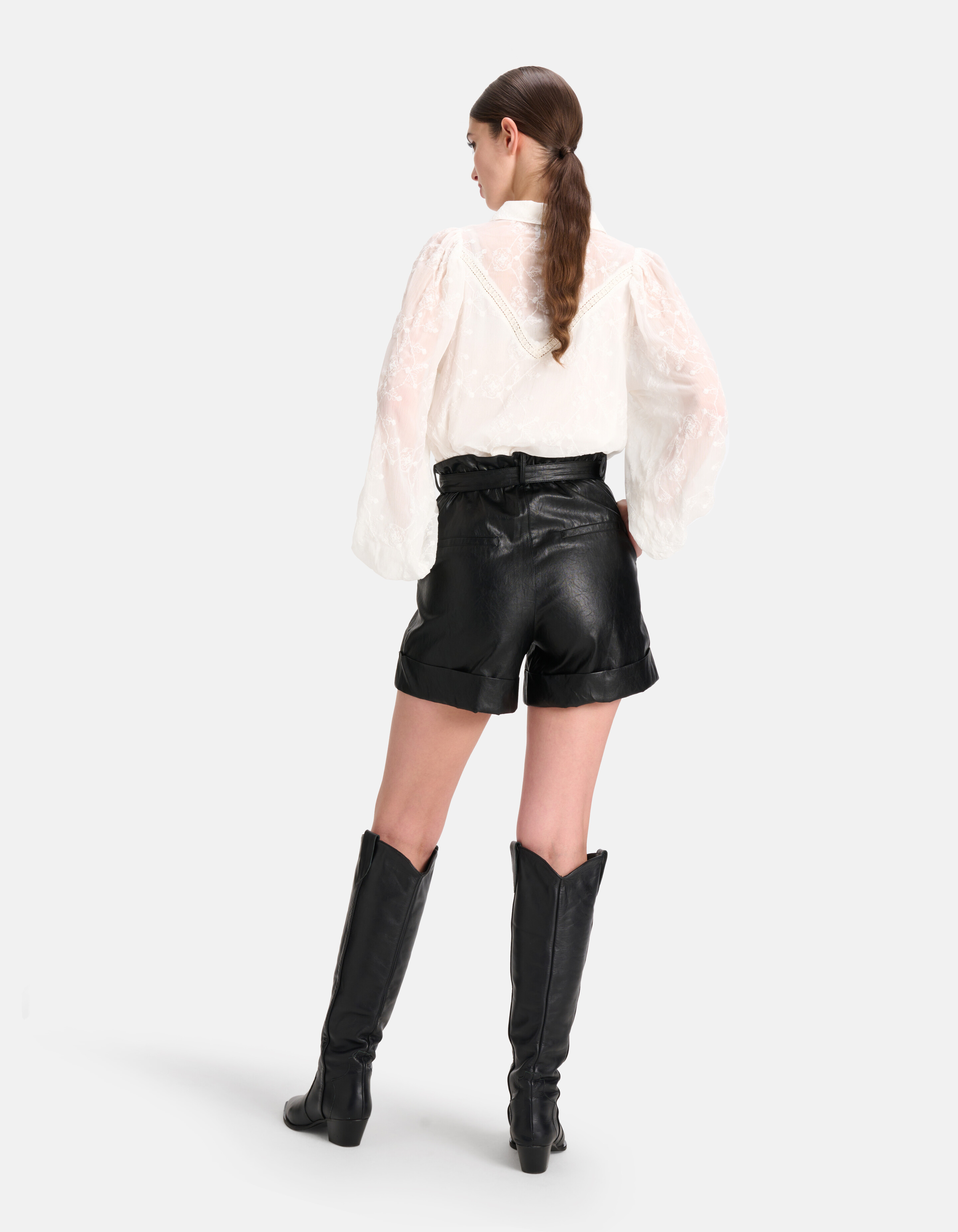 Geborduurde Blouse Gebroken wit SHOEBY WOMEN