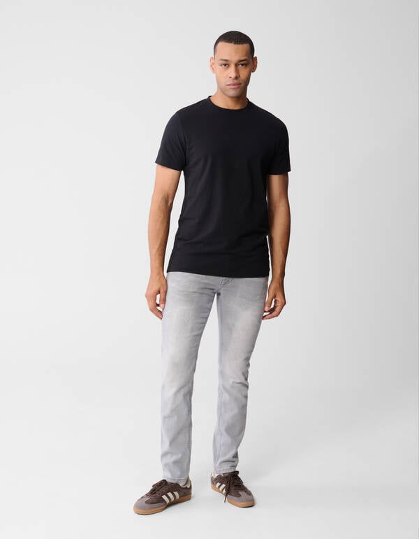 Basis T-shirt Zwart SHOEBY MEN