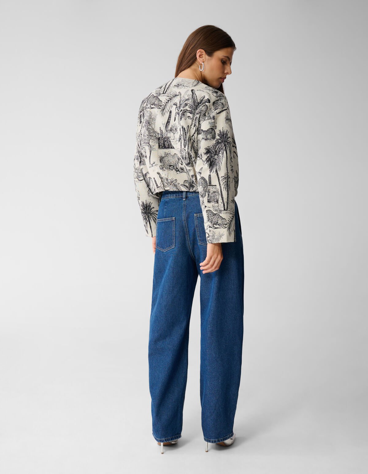 Jacquard Jack Zwart/Wit By Mieke SHOEBY WOMEN