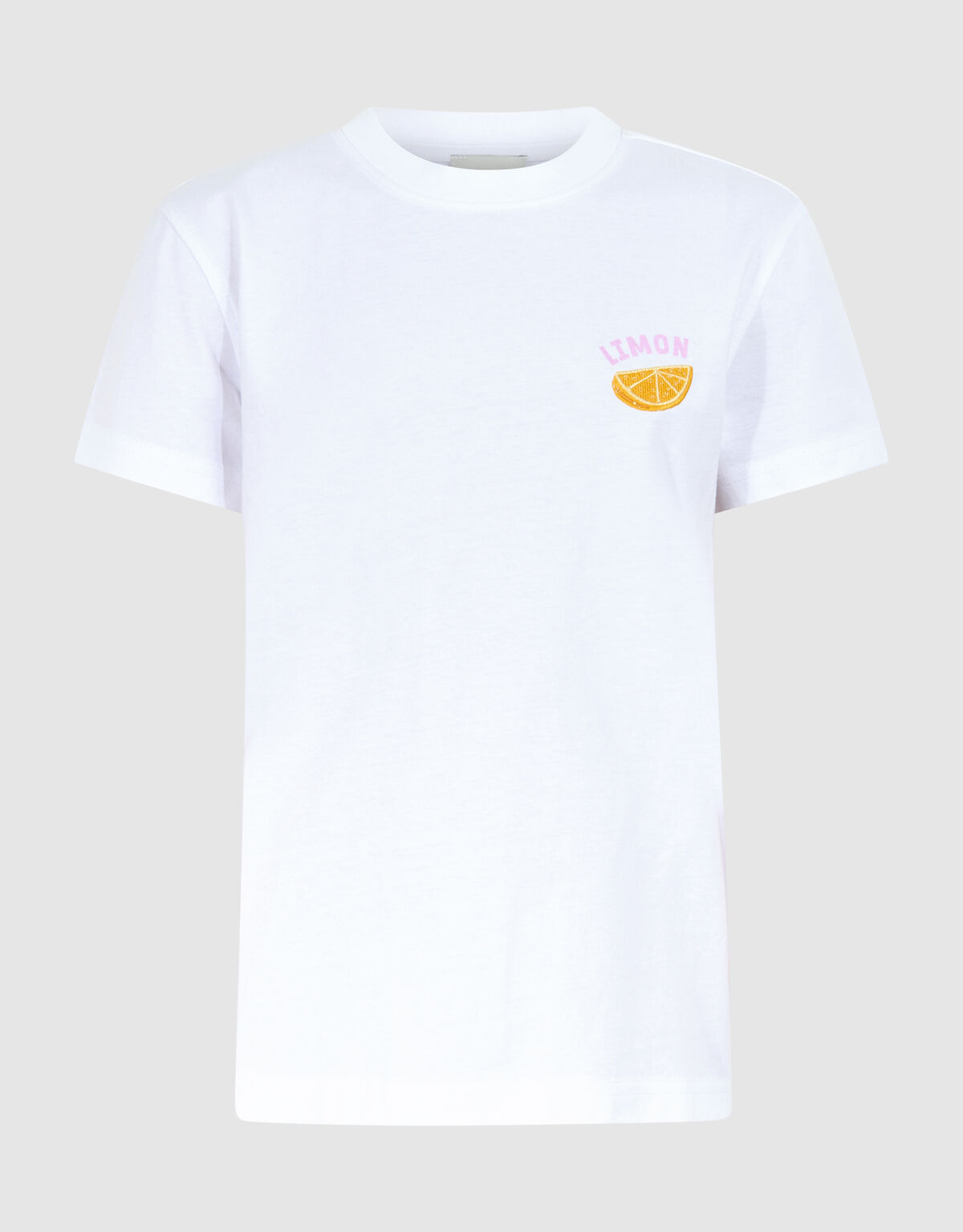 Lemon Artwork T-shirt Wit SHOEBY GIRLS