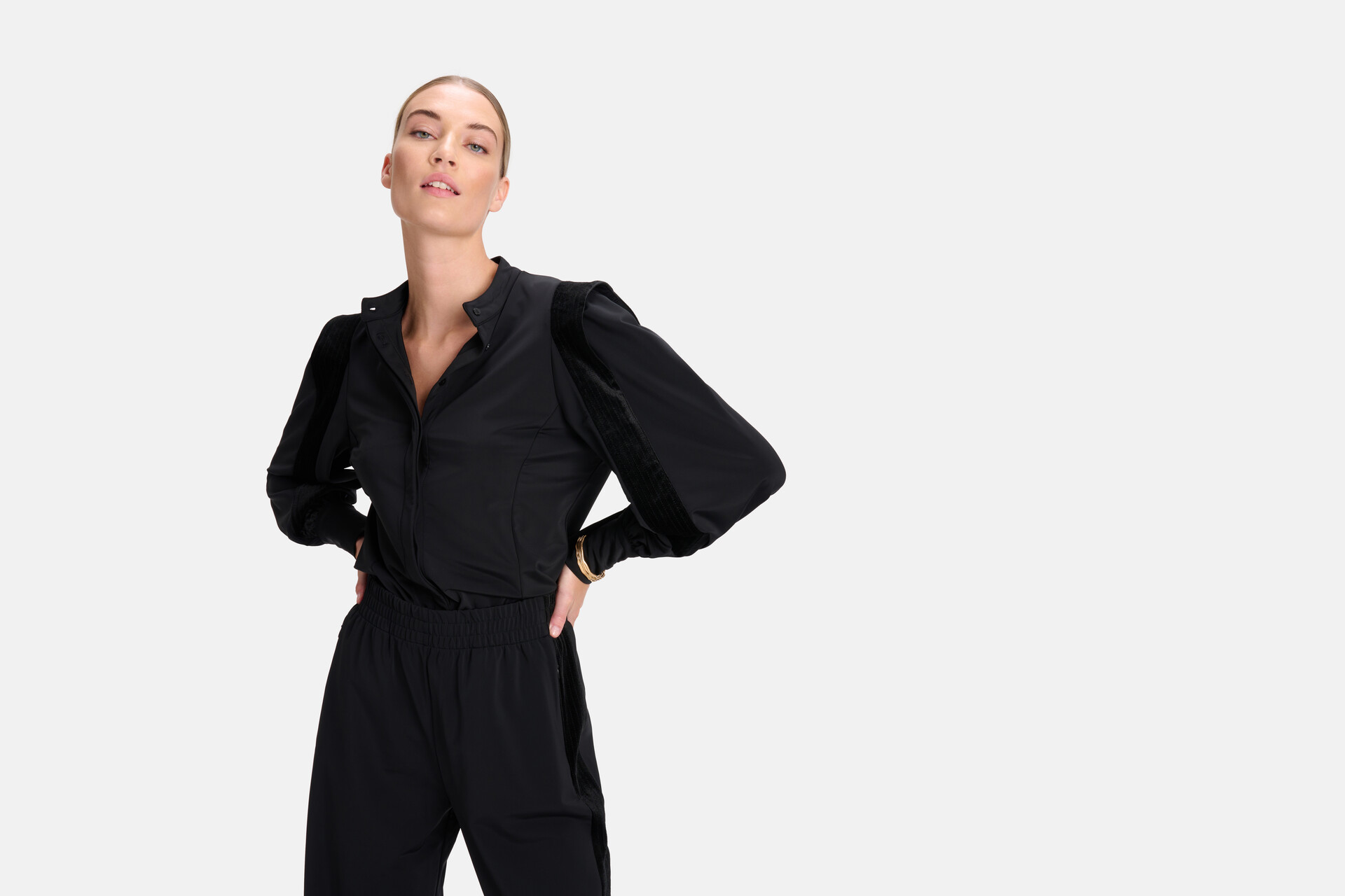 Travel Blouse Zwart SHOEBY WOMEN