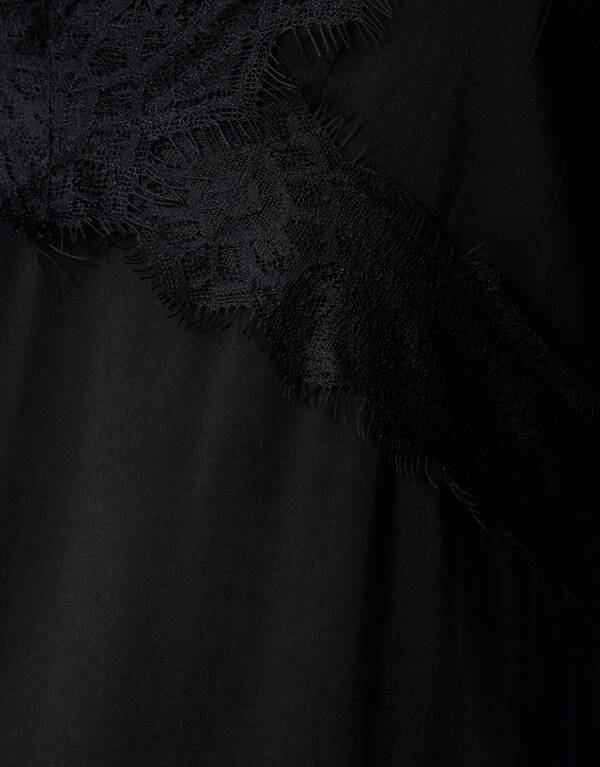 Kanten Mini Jurk Zwart SHOEBY WOMEN