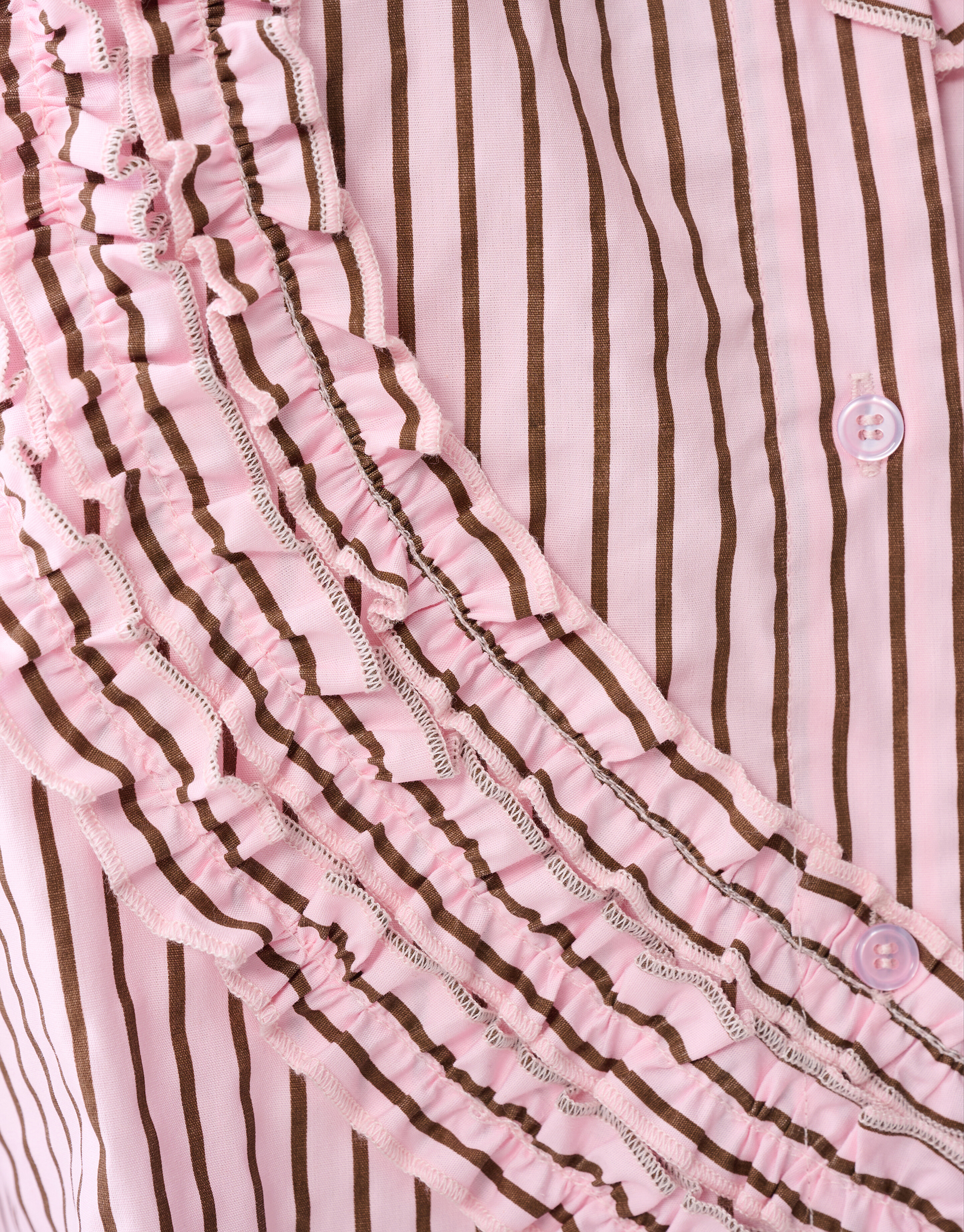 Heart Ruffle Blouse Roze SHOEBY WOMEN