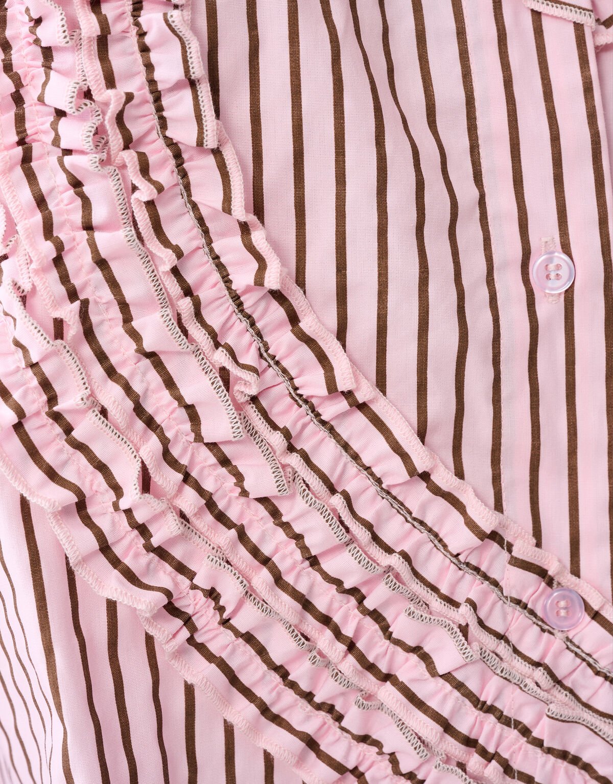 Heart Ruffle Blouse Roze SHOEBY WOMEN