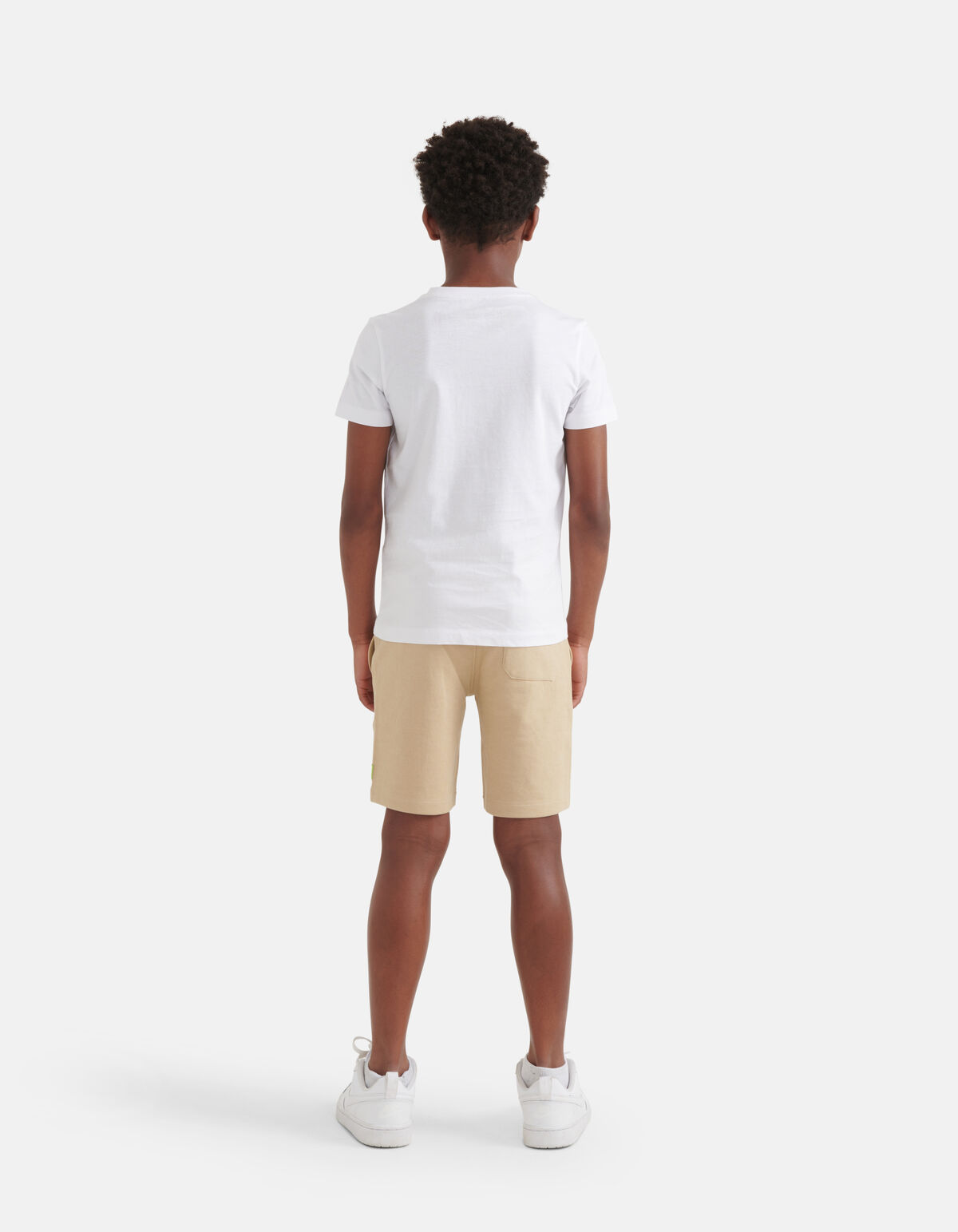 Artwork T-shirt Wit SHOEBY BOYS