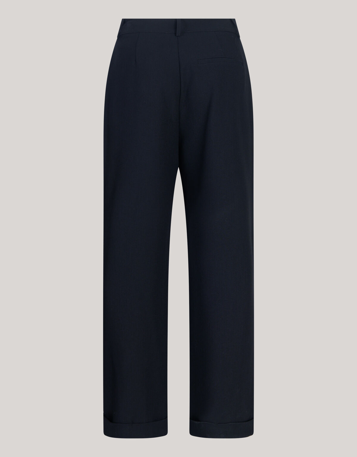 Turnup Pantalon Zwart By Fred SHOEBY WOMEN