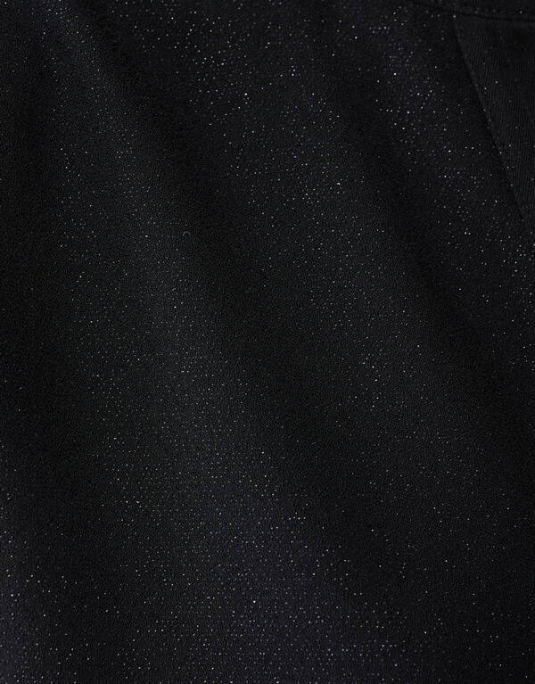 Glitter V-hals Top Zwart SHOEBY WOMEN