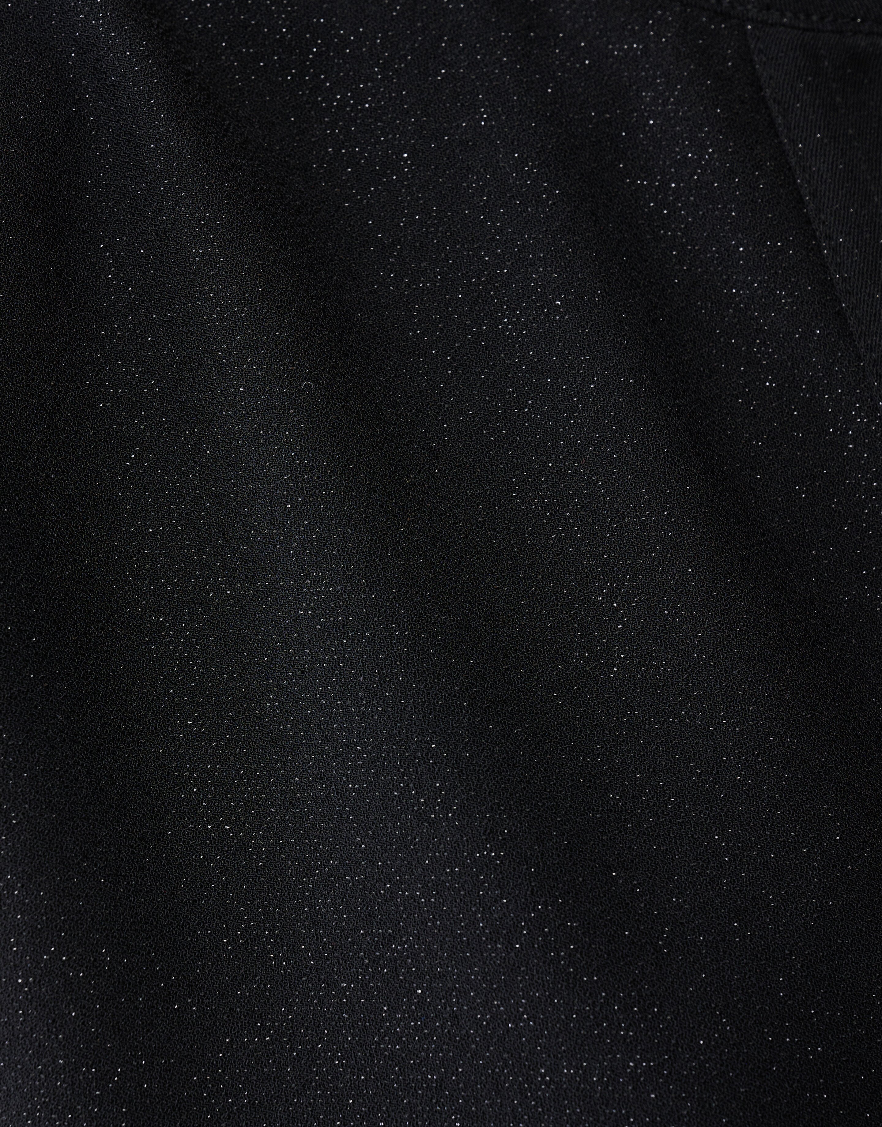 Glitter V-hals Top Zwart SHOEBY WOMEN