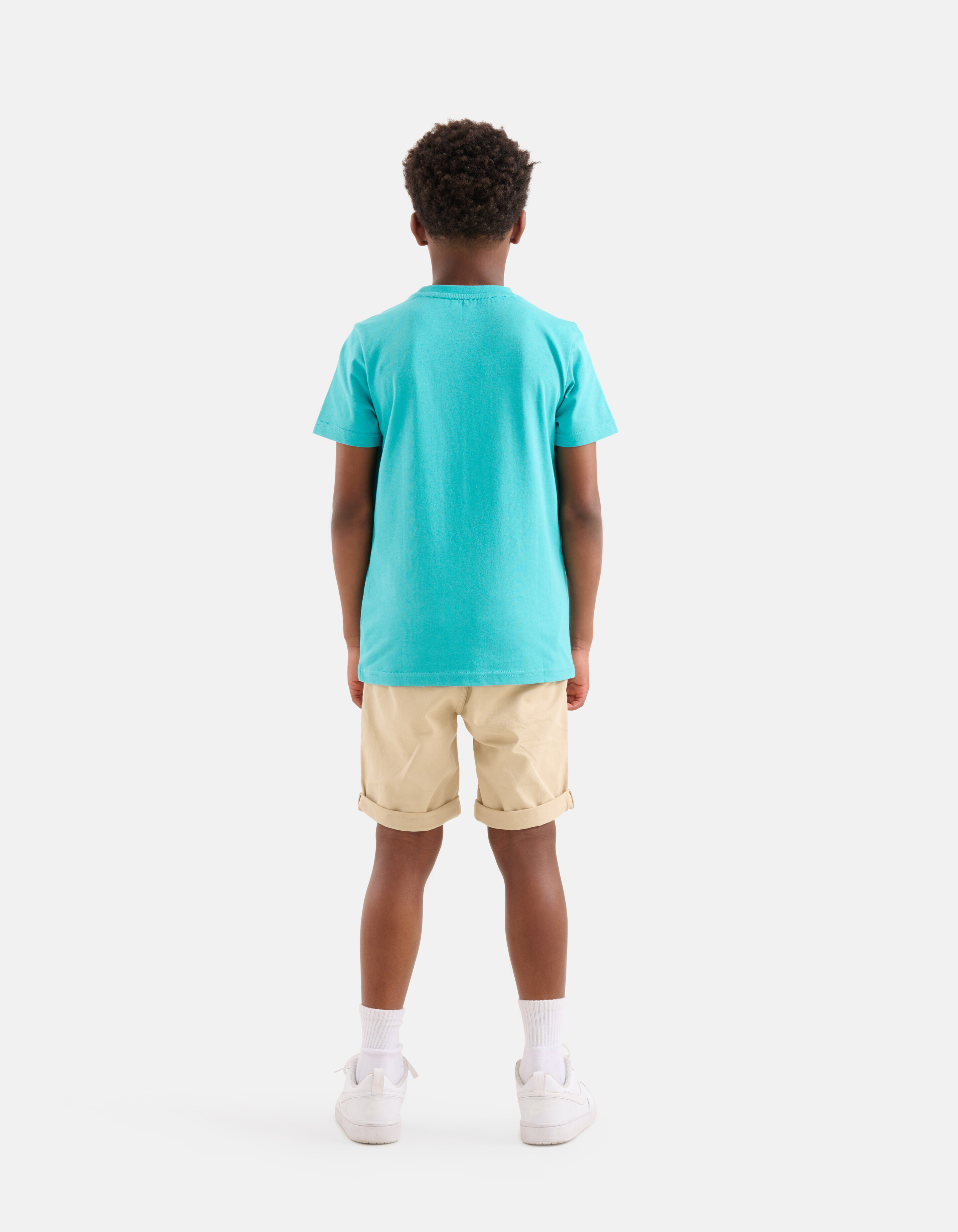 Embroidery T-shirt Blauw SHOEBY BOYS