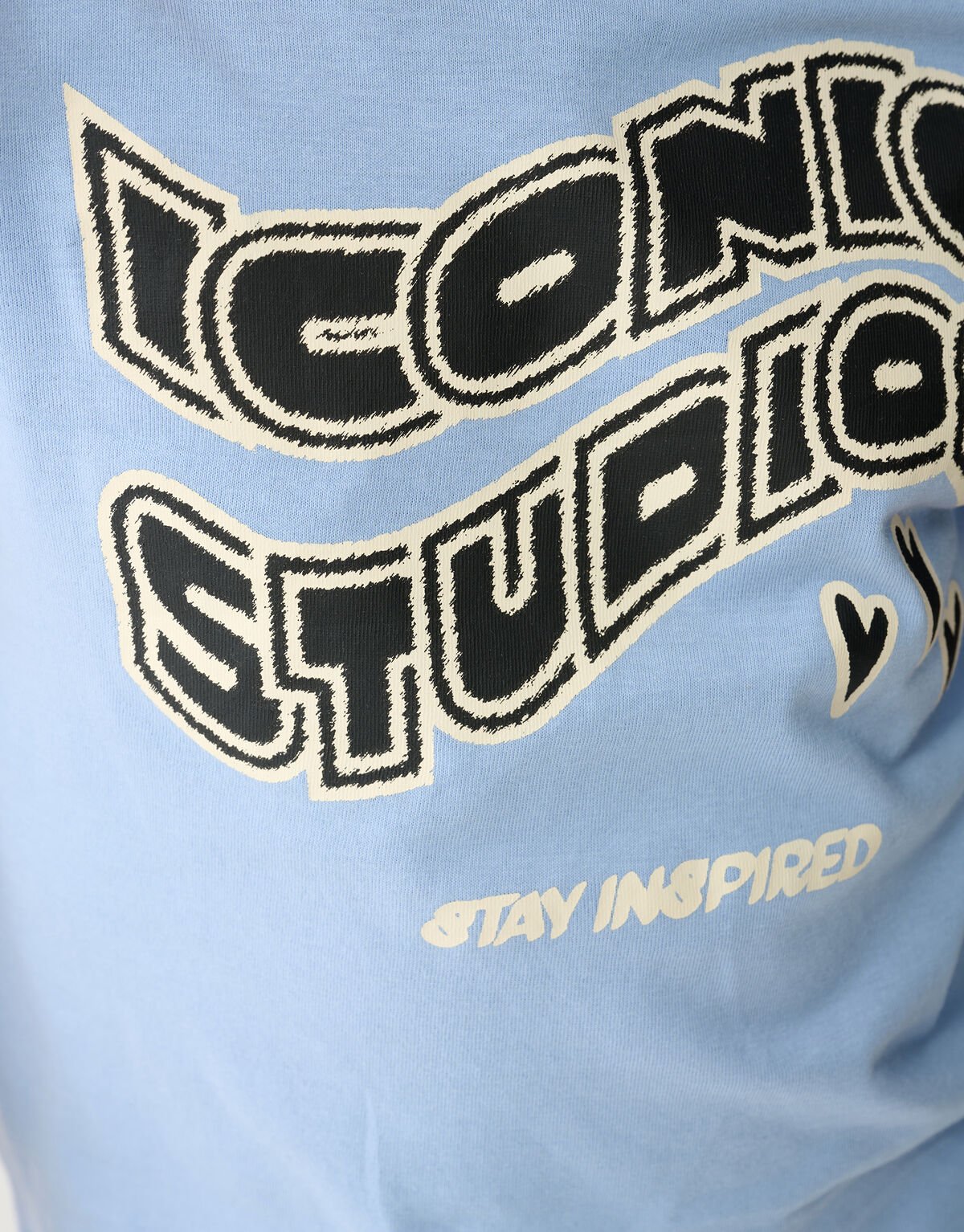 Iconic Studios Artwork T-shirt Lichtblauw SHOEBY GIRLS