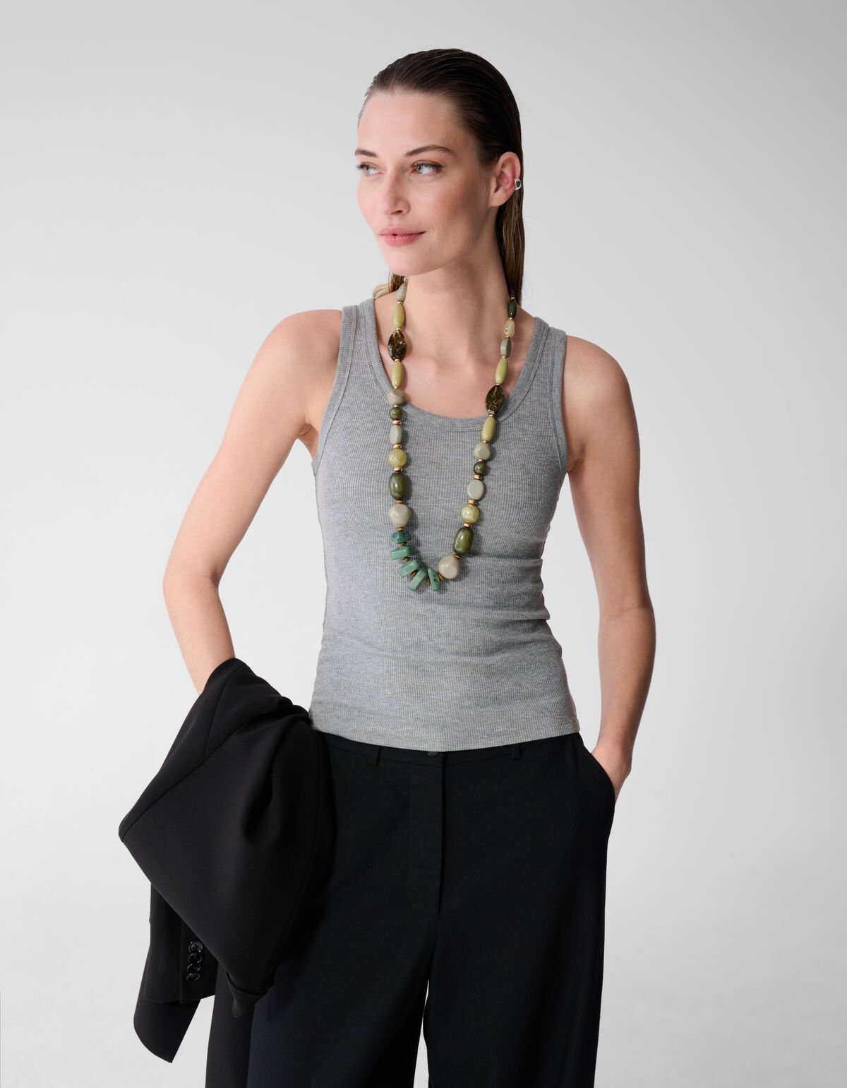 Rib Top Lichtgrijs By Lonneke SHOEBY WOMEN