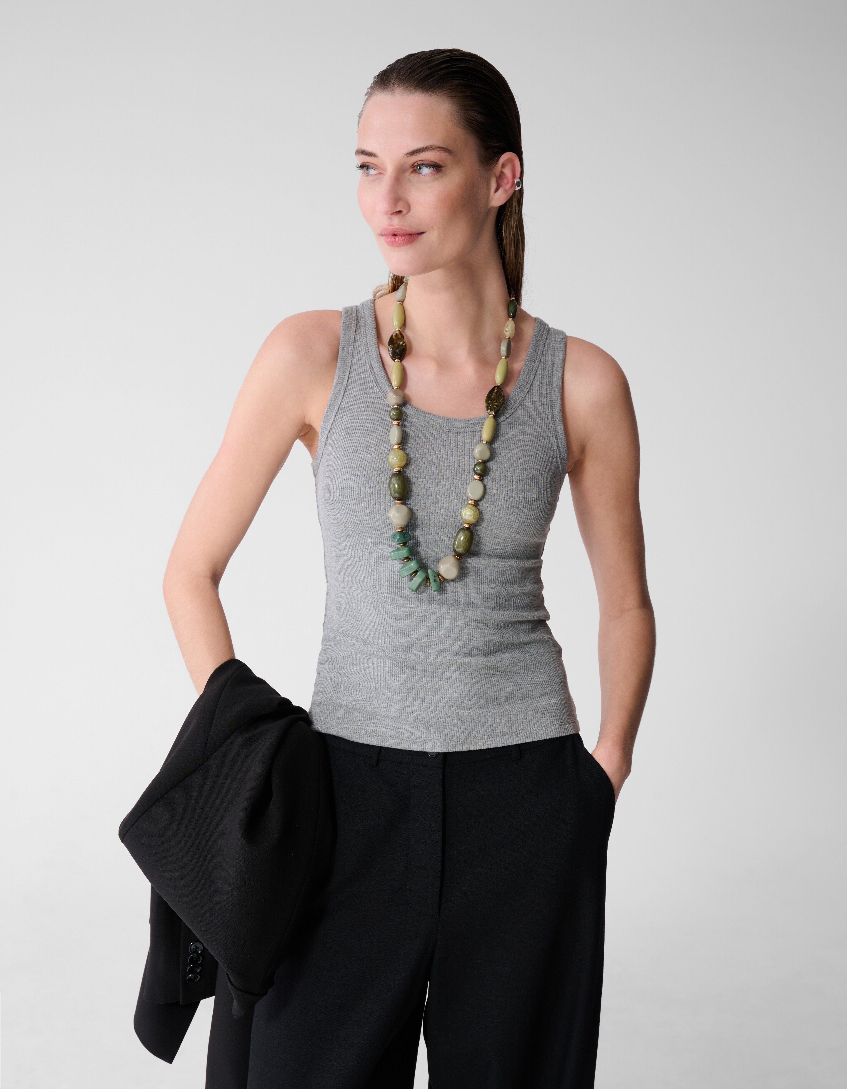 Rib Top Lichtgrijs By Lonneke SHOEBY WOMEN