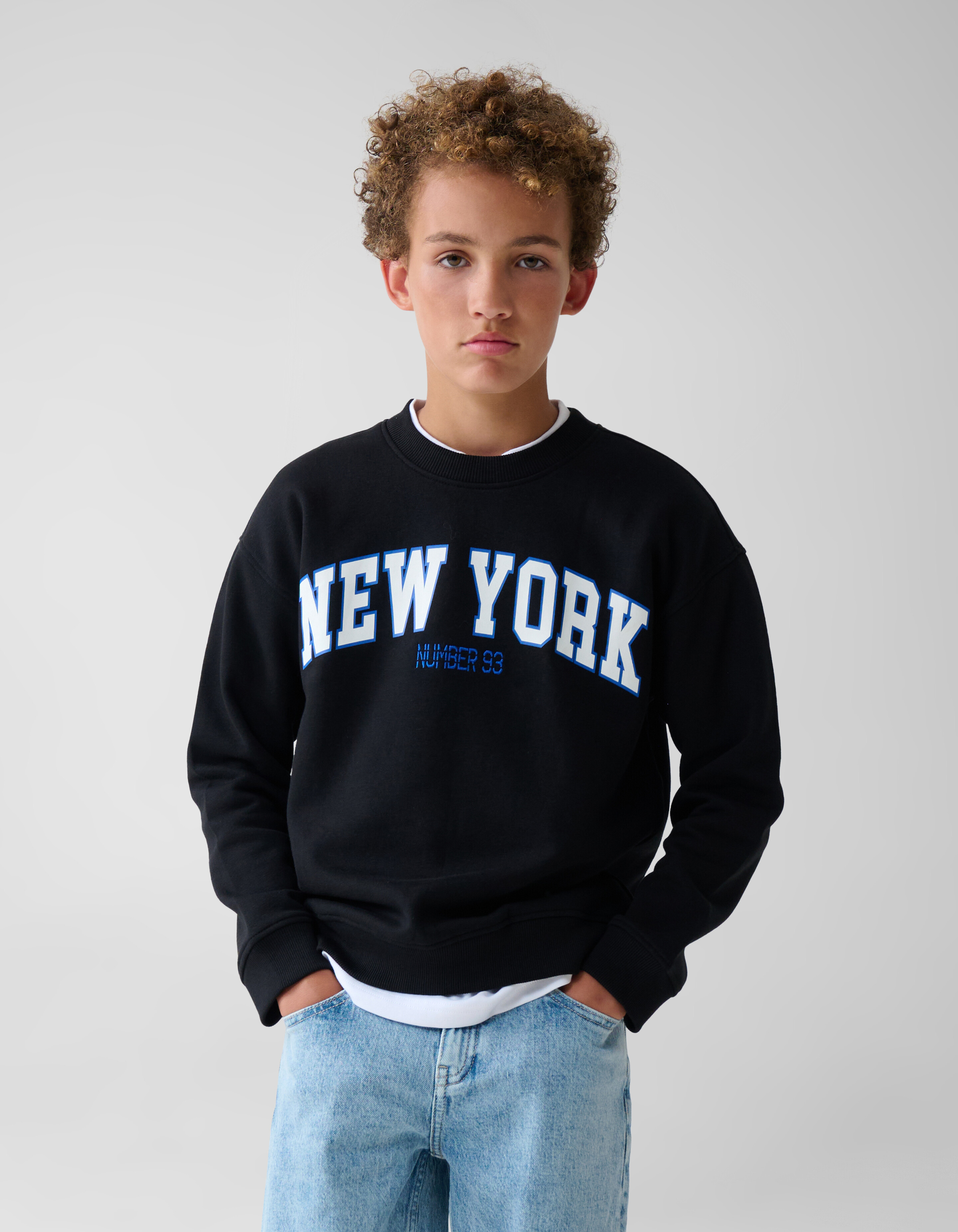 Artwork Sweater Zwart SHOEBY BOYS