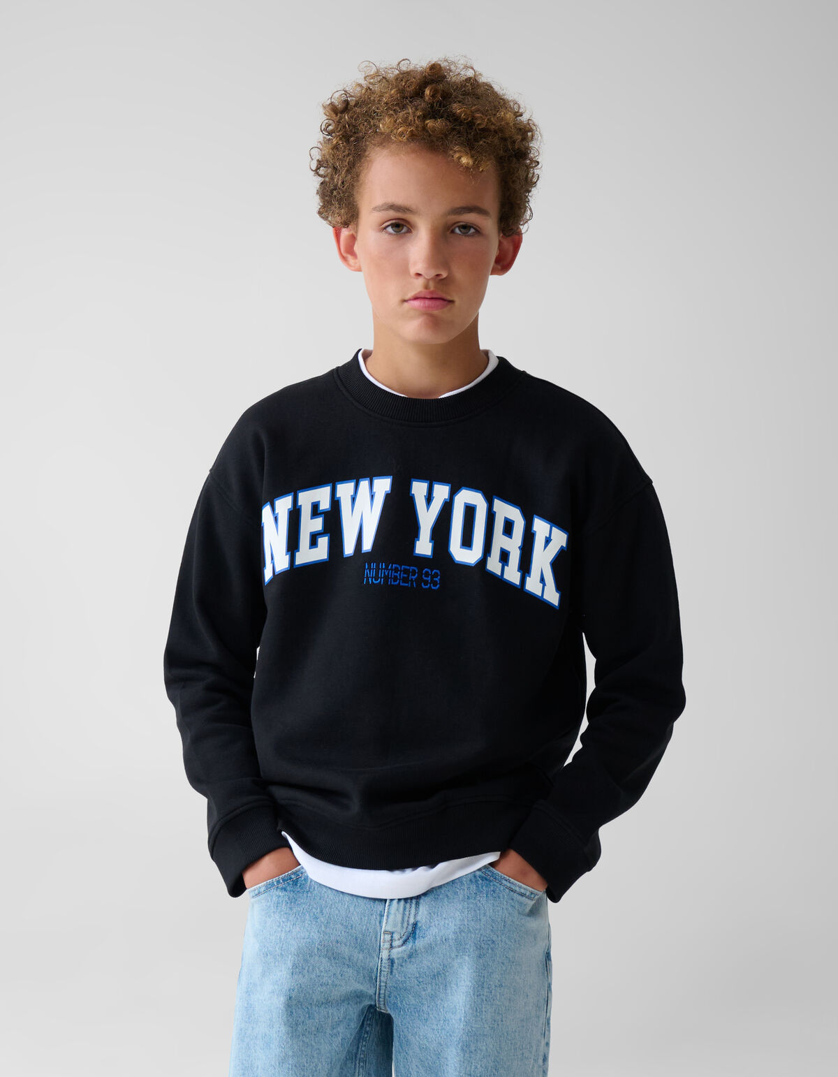 Artwork Sweater Zwart SHOEBY BOYS