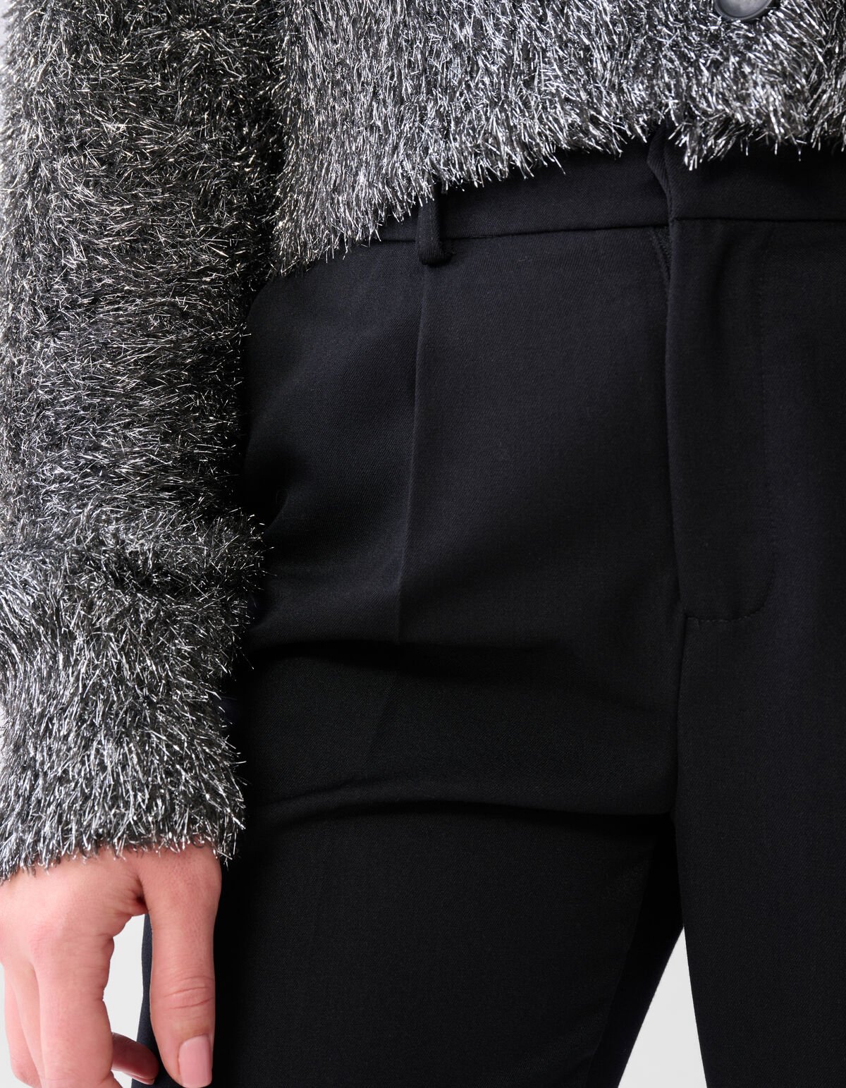 Cropped Pantalon Zwart SHOEBY WOMEN