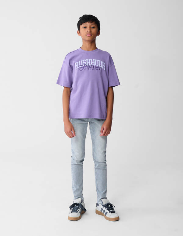 Tapered Fit Jeans Grijs SHOEBY BOYS