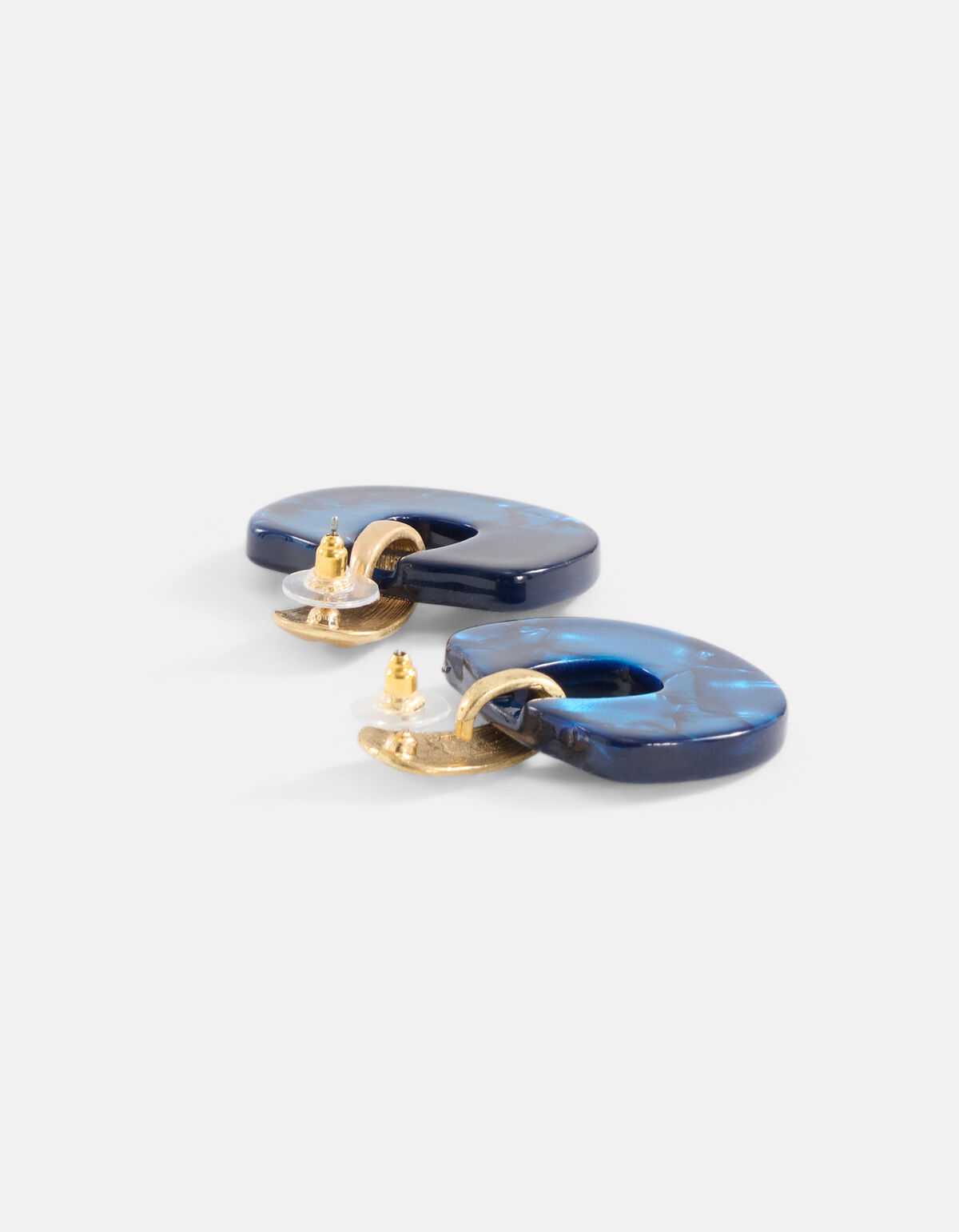 Marble Oorbellen Blauw SHOEBY ACCESSOIRES