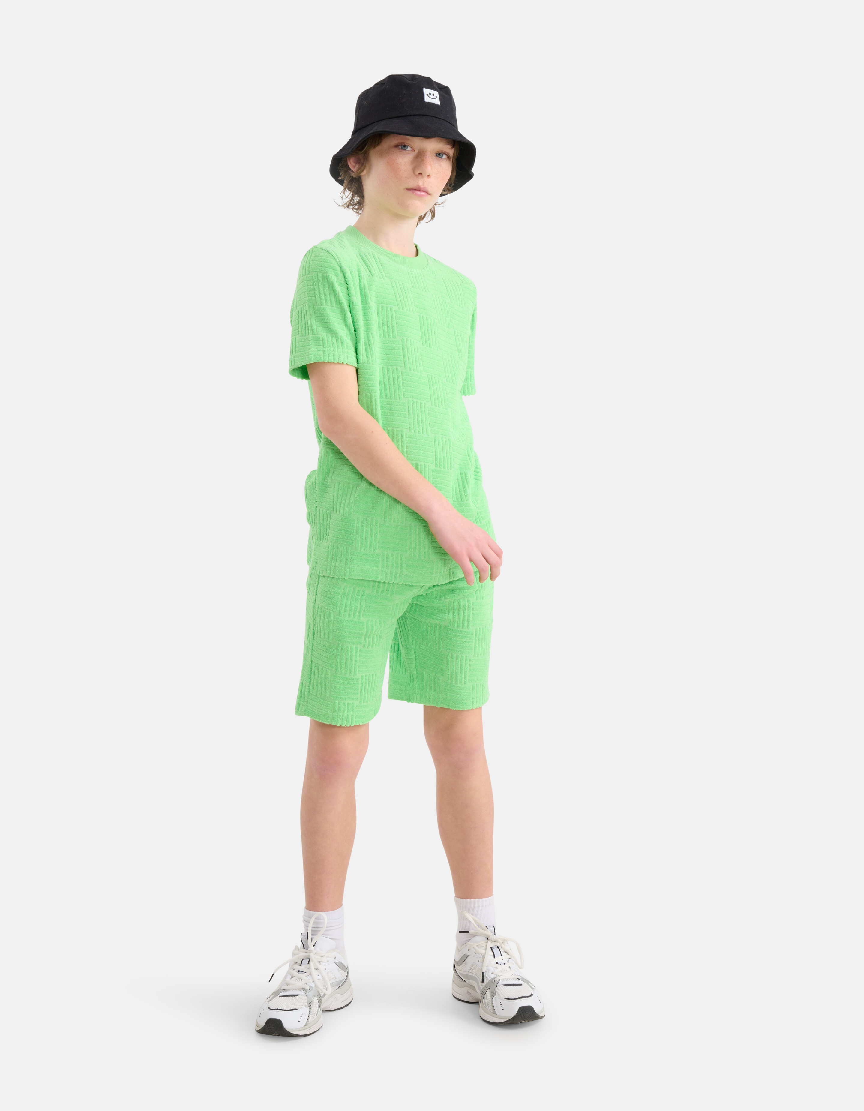 Towelling Short Groen SHOEBY BOYS