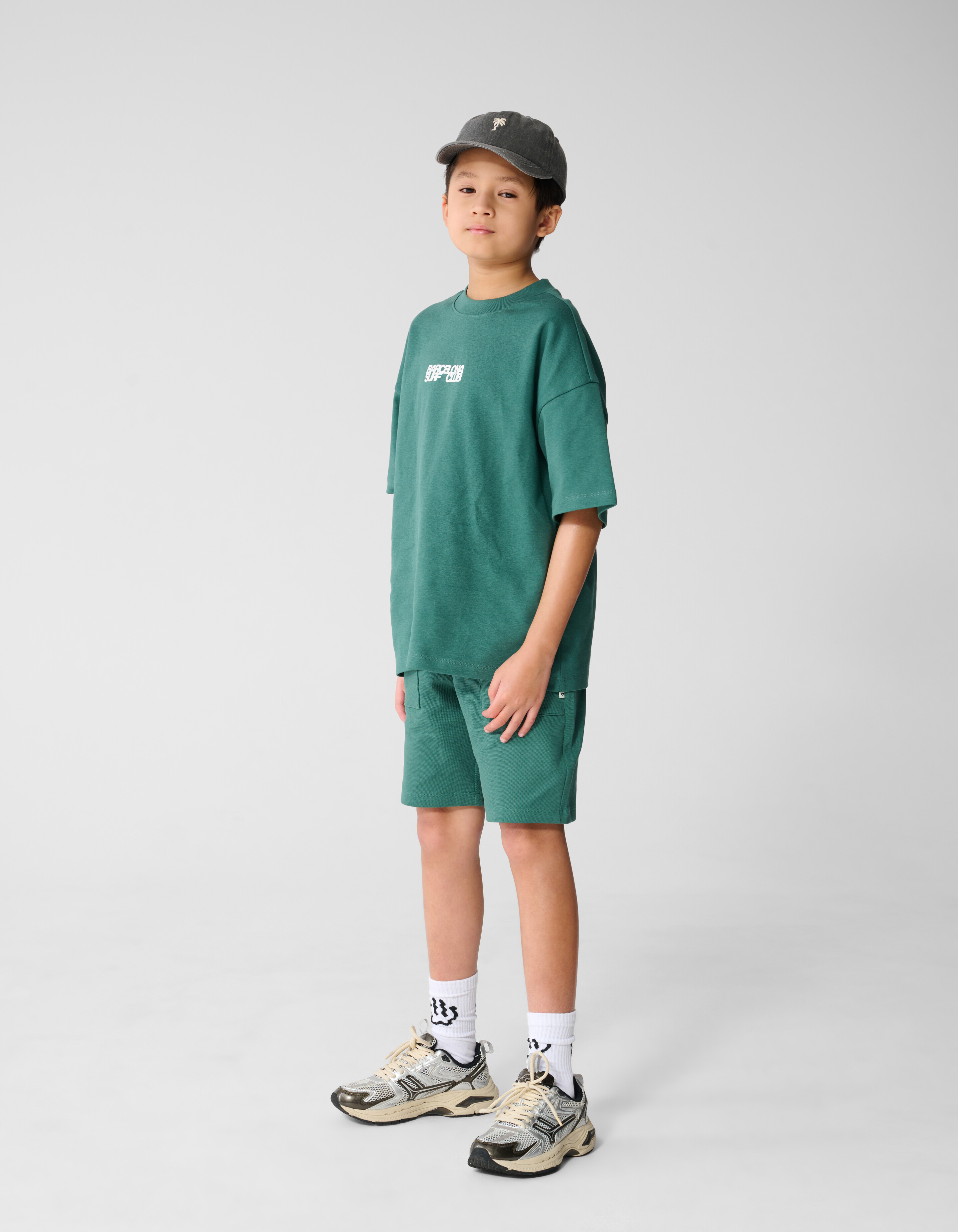 Pocket Short Donkergroen SHOEBY BOYS