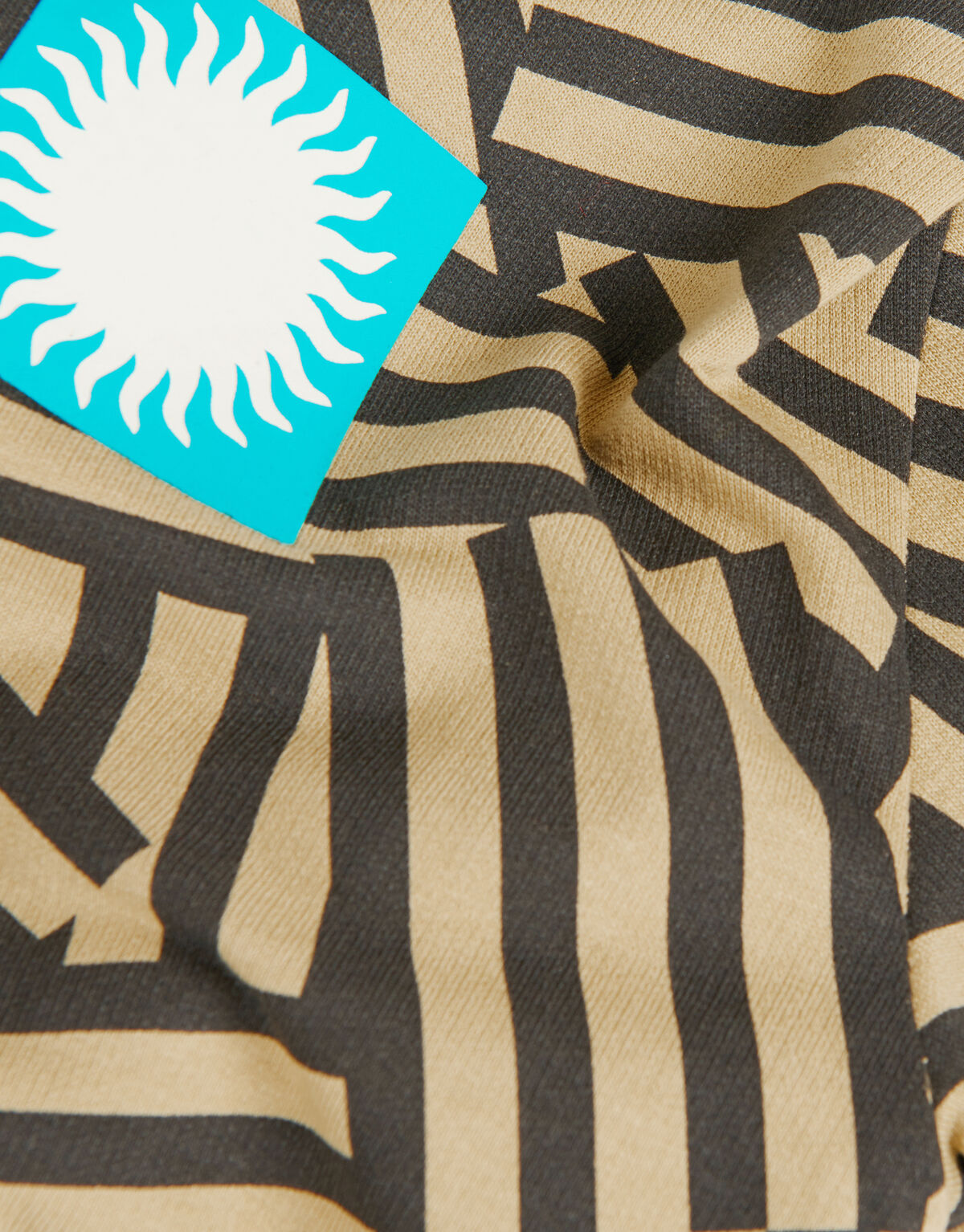 Geometrisch T-shirt Zand SHOEBY BOYS