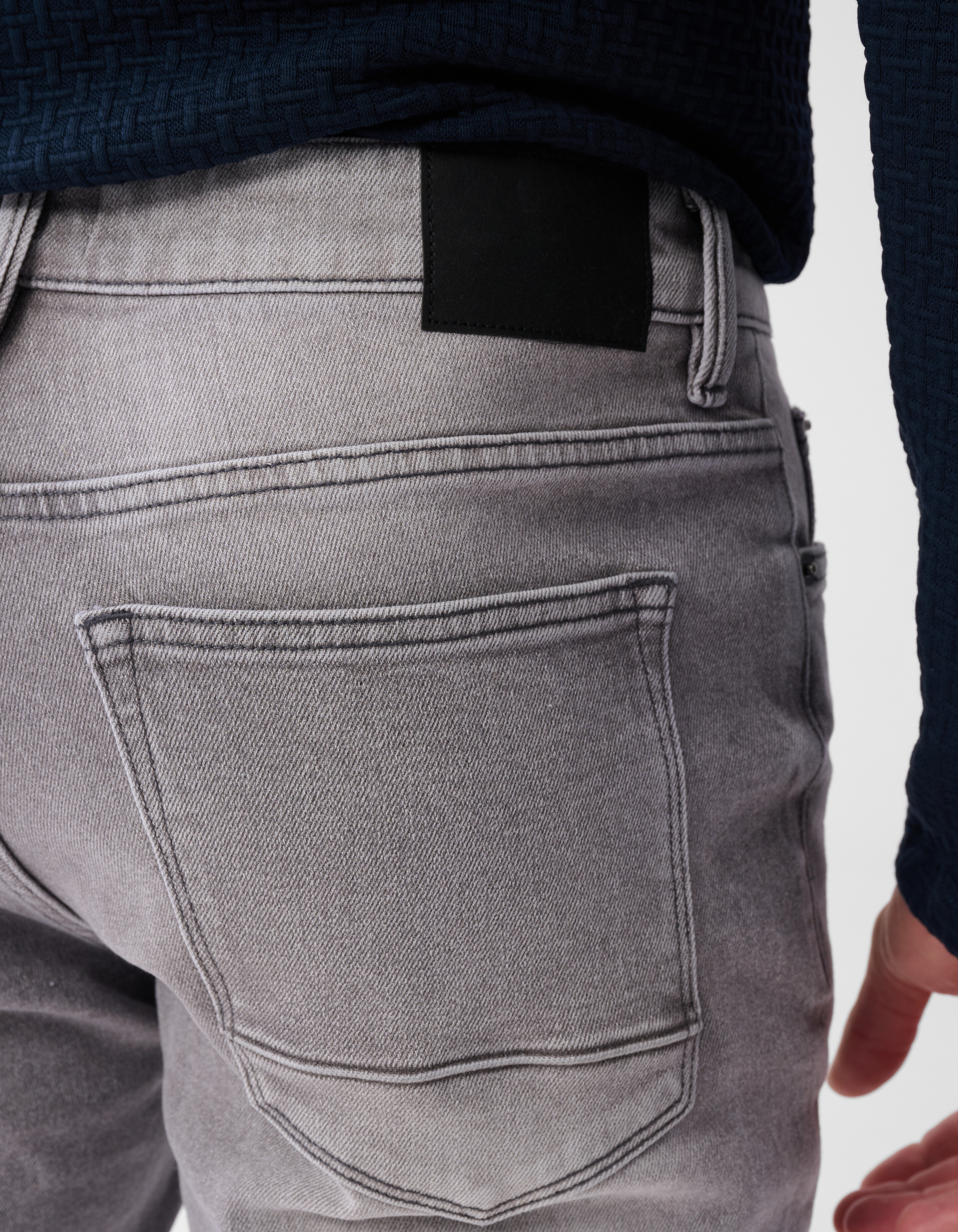 Straight Fit Jeans Grijs L34 SHOEBY MEN