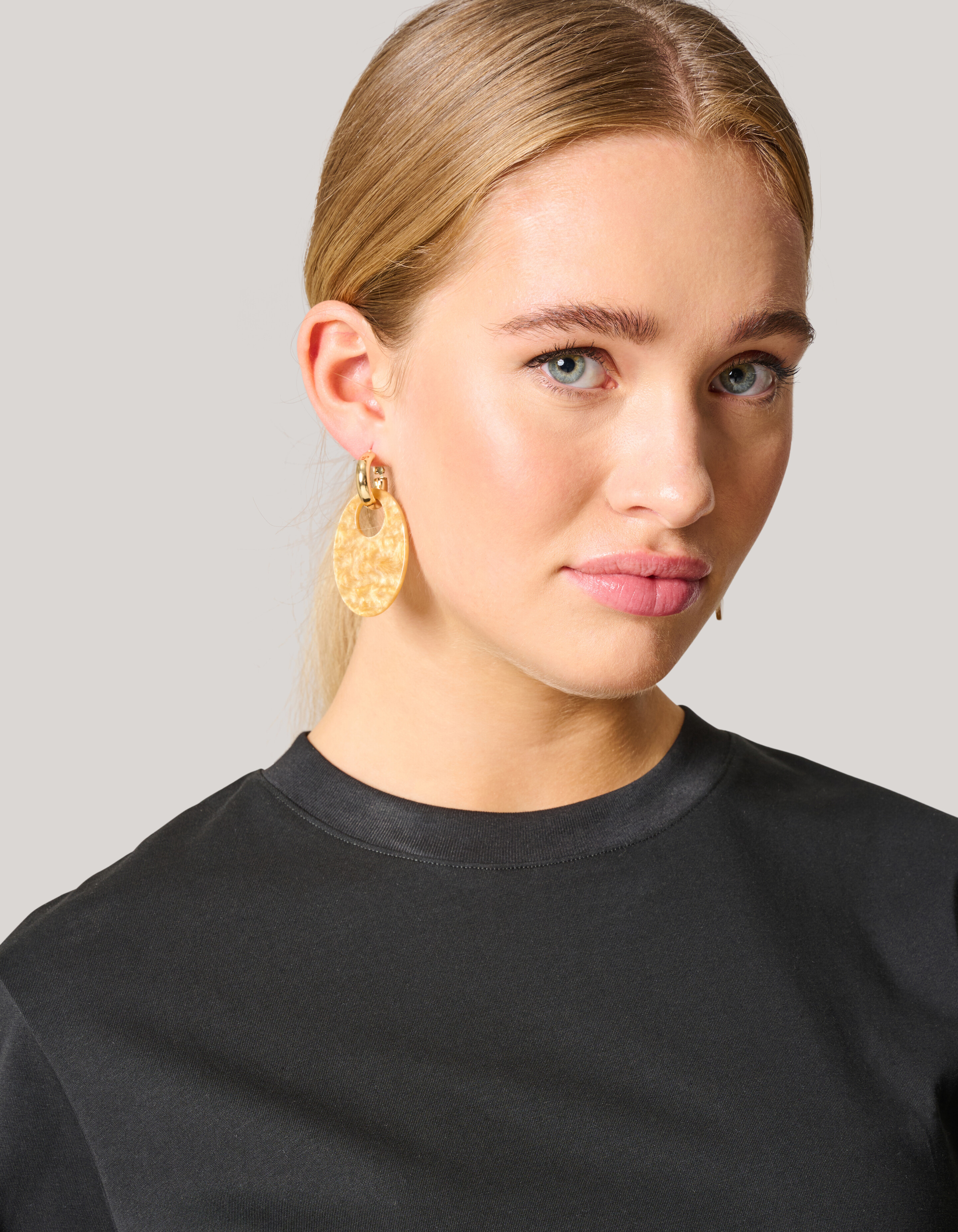 Oval Oorbellen Goud SHOEBY ACCESSOIRES