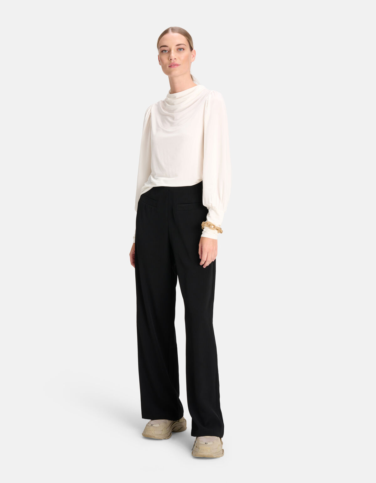 Waterval Top Gebroken Wit By Mieke SHOEBY WOMEN