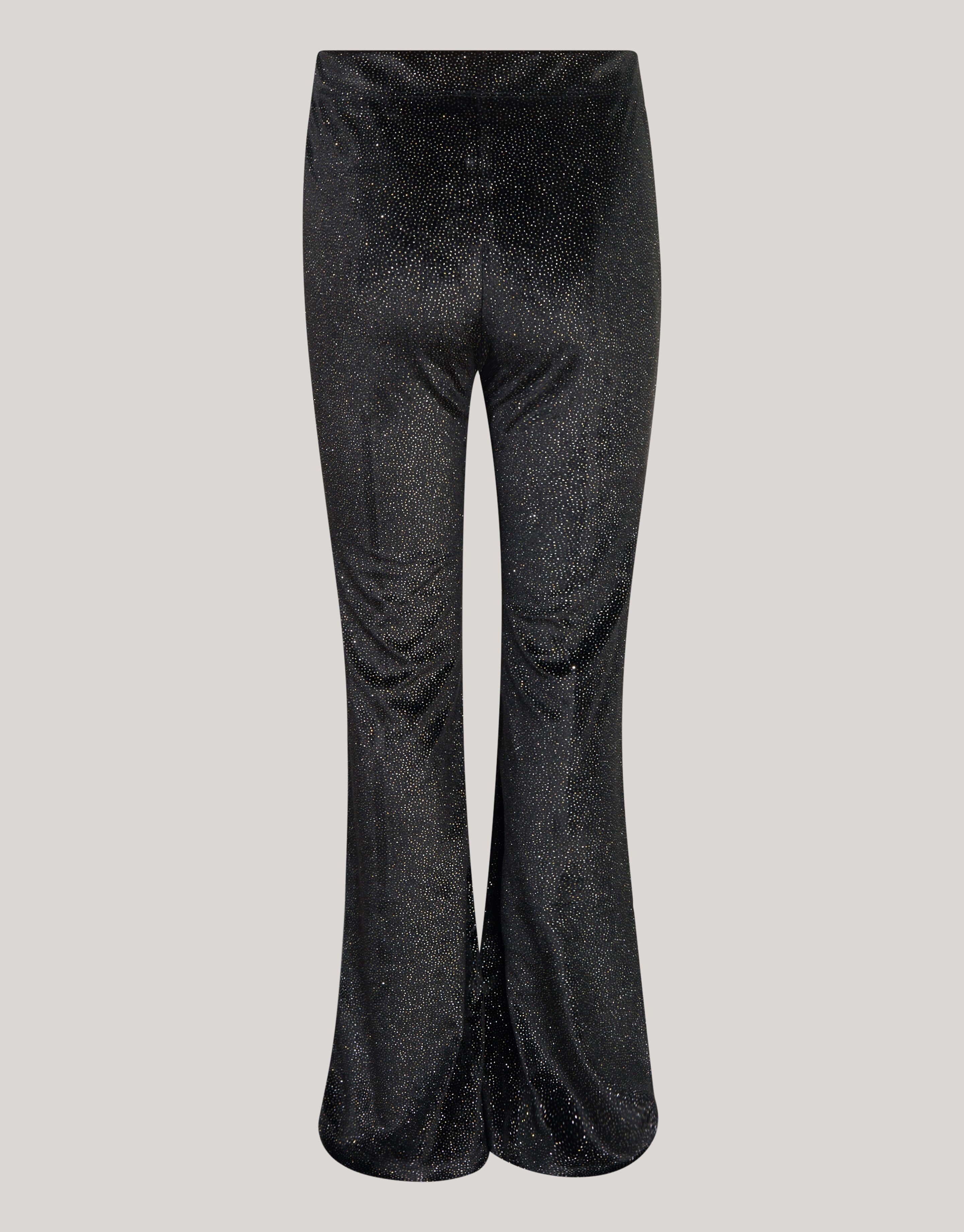 Glitter Split Flared Legging Zwart SHOEBY GIRLS