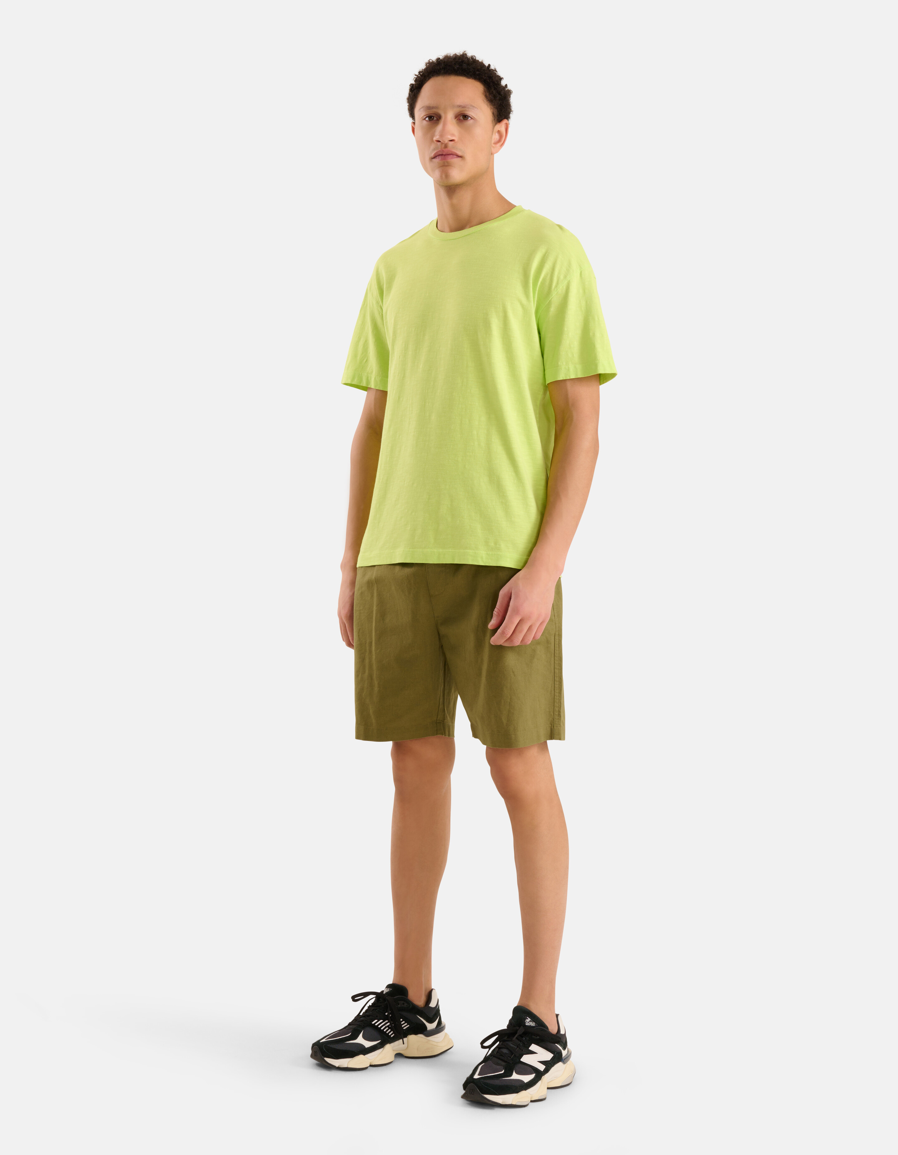 Jersey T-shirt Fel Groen SHOEBY MEN