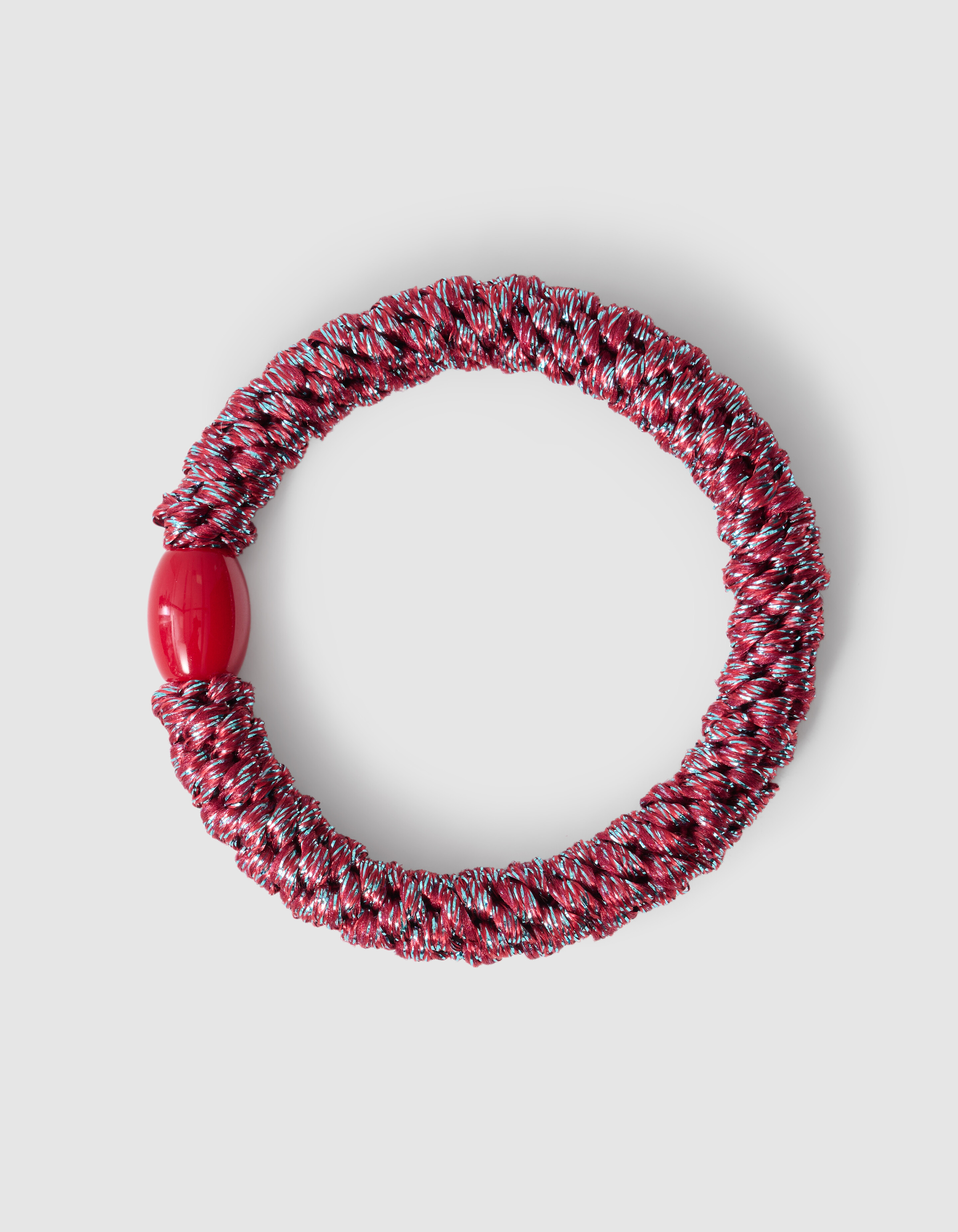 Lurex Haarelastiek Donkerrood SHOEBY ACCESSOIRES