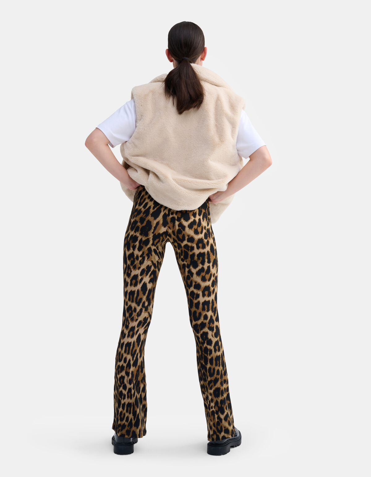 Animal Rib Flare Legging SHOEBY WOMEN