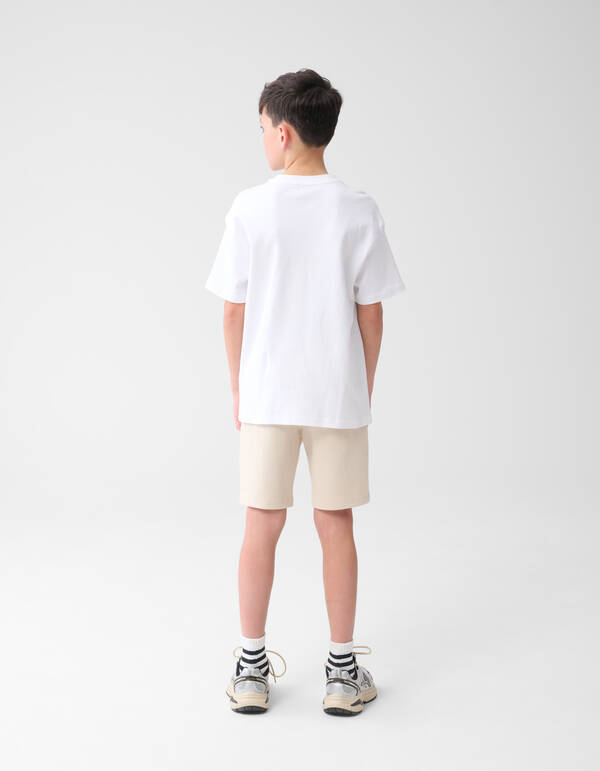 Heavy Basis T-shirt Wit SHOEBY BOYS