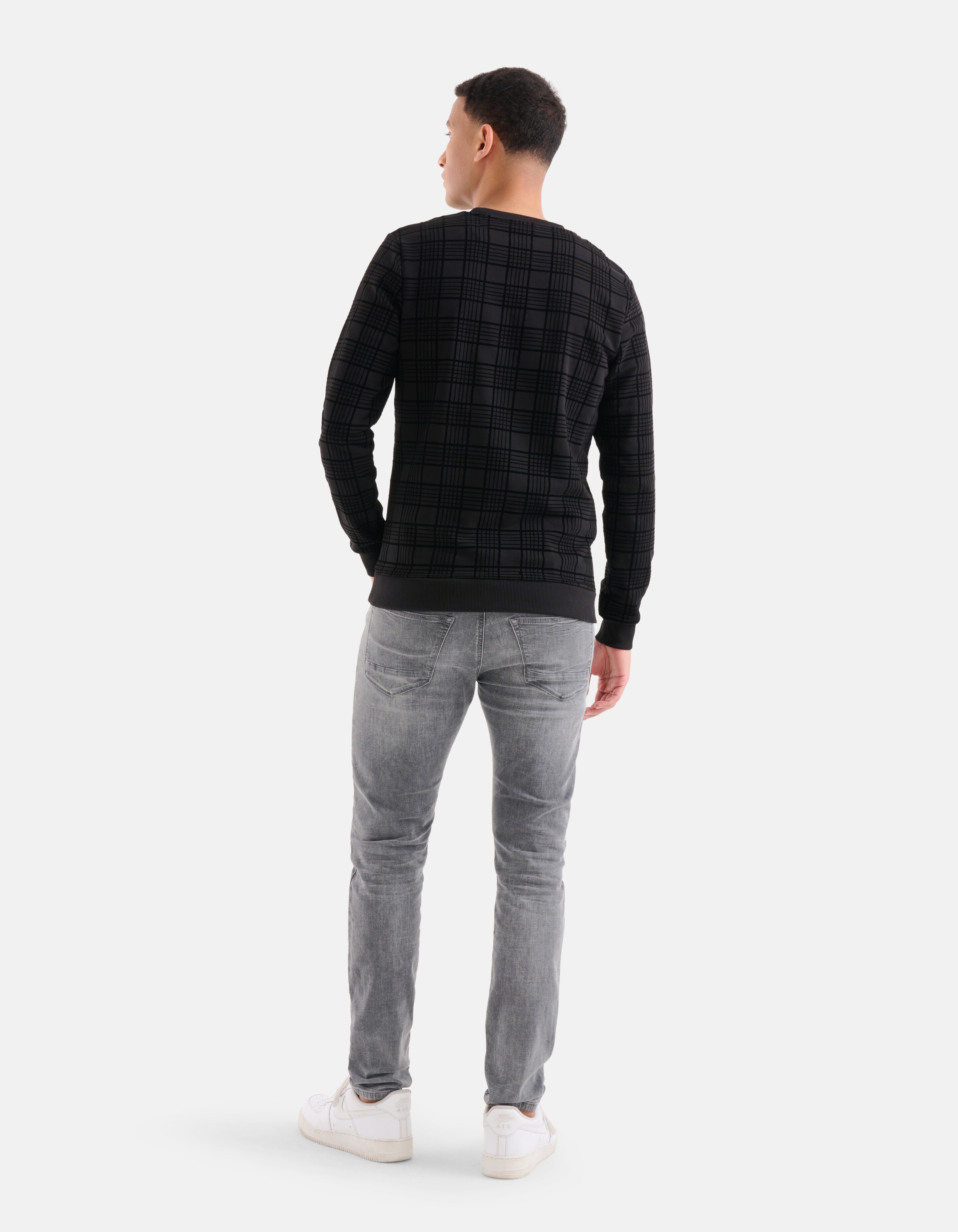 Slim Fit Jog Jeans Lichtgrijs L34 Refill