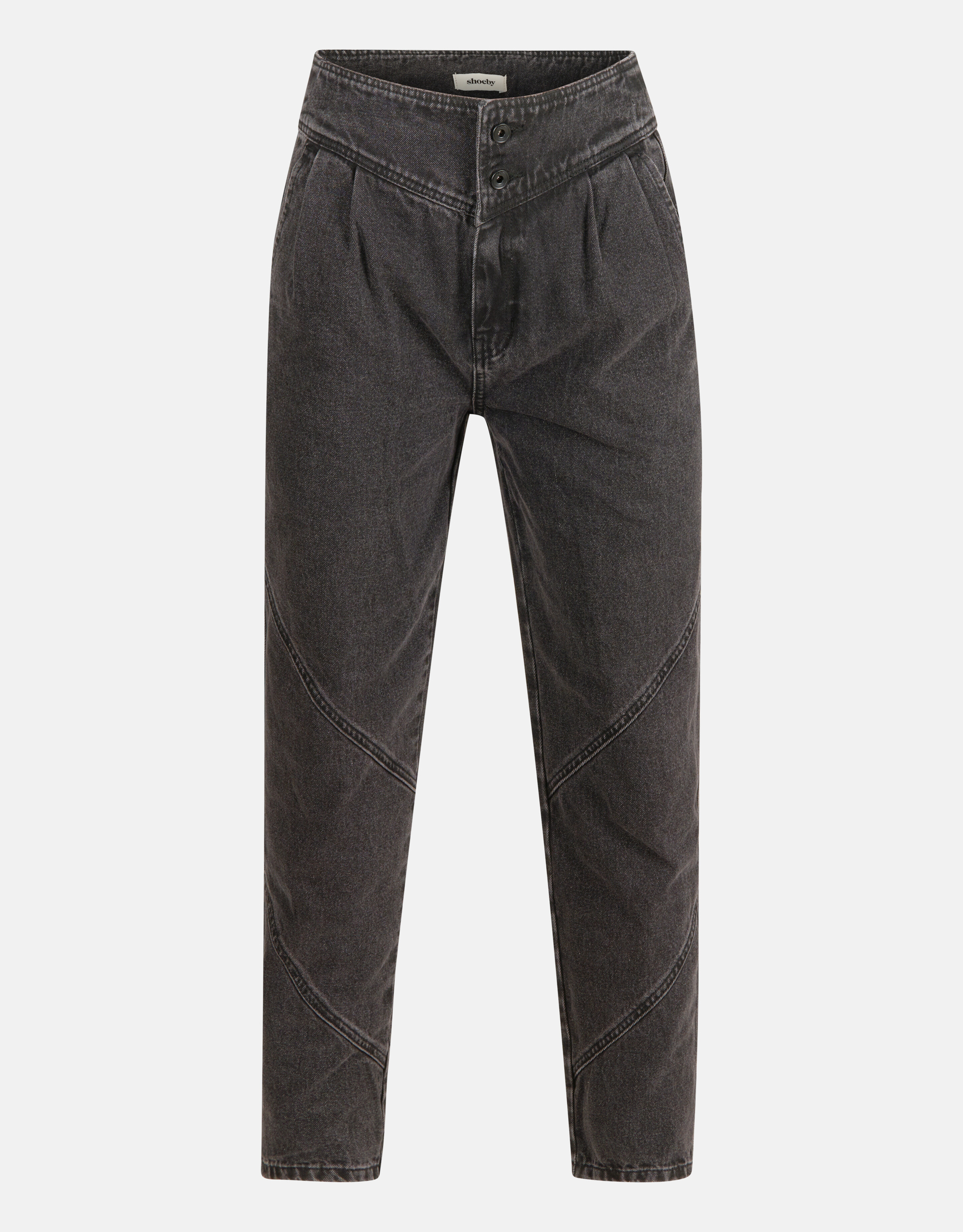 Tapered Fit Jeans Zwart SHOEBY WOMEN