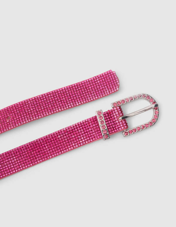 Strass Riem Roze SHOEBY ACCESSOIRES