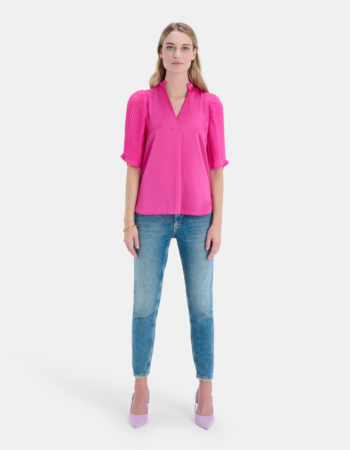 Pleated Blouse By Fred EKSEPT