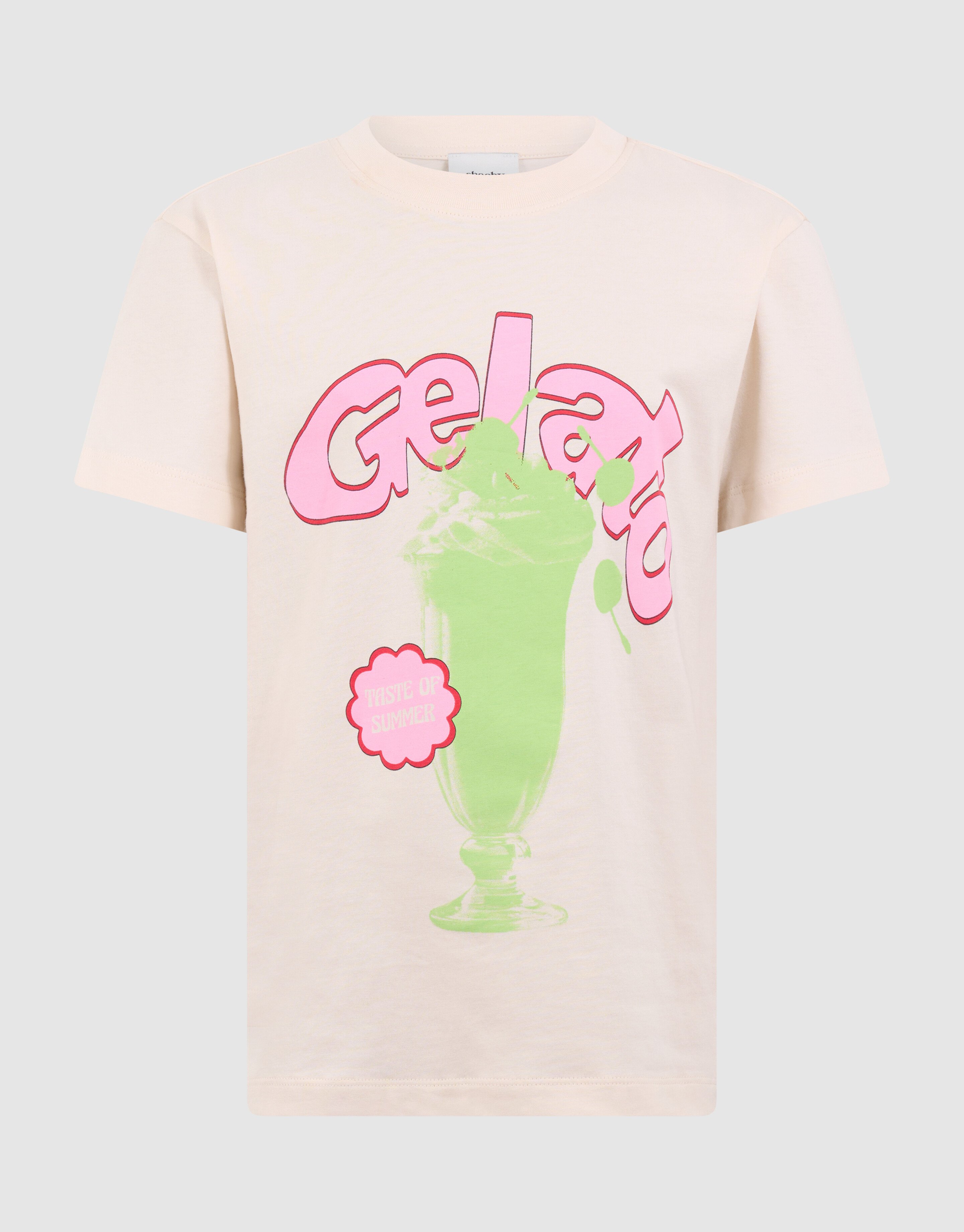 Gelato Artwork T-shirt Gebroken Wit SHOEBY GIRLS