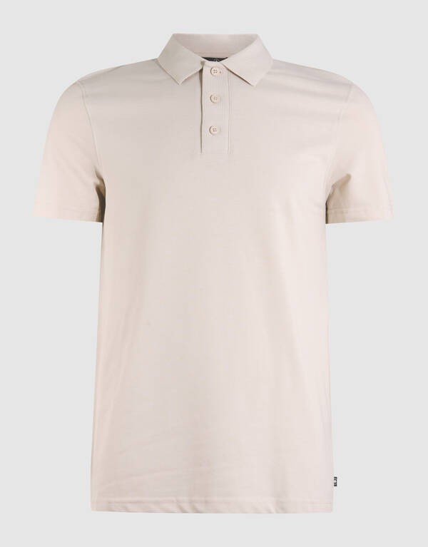 Gebreide Polo Lichtgrijs SHOEBY MEN