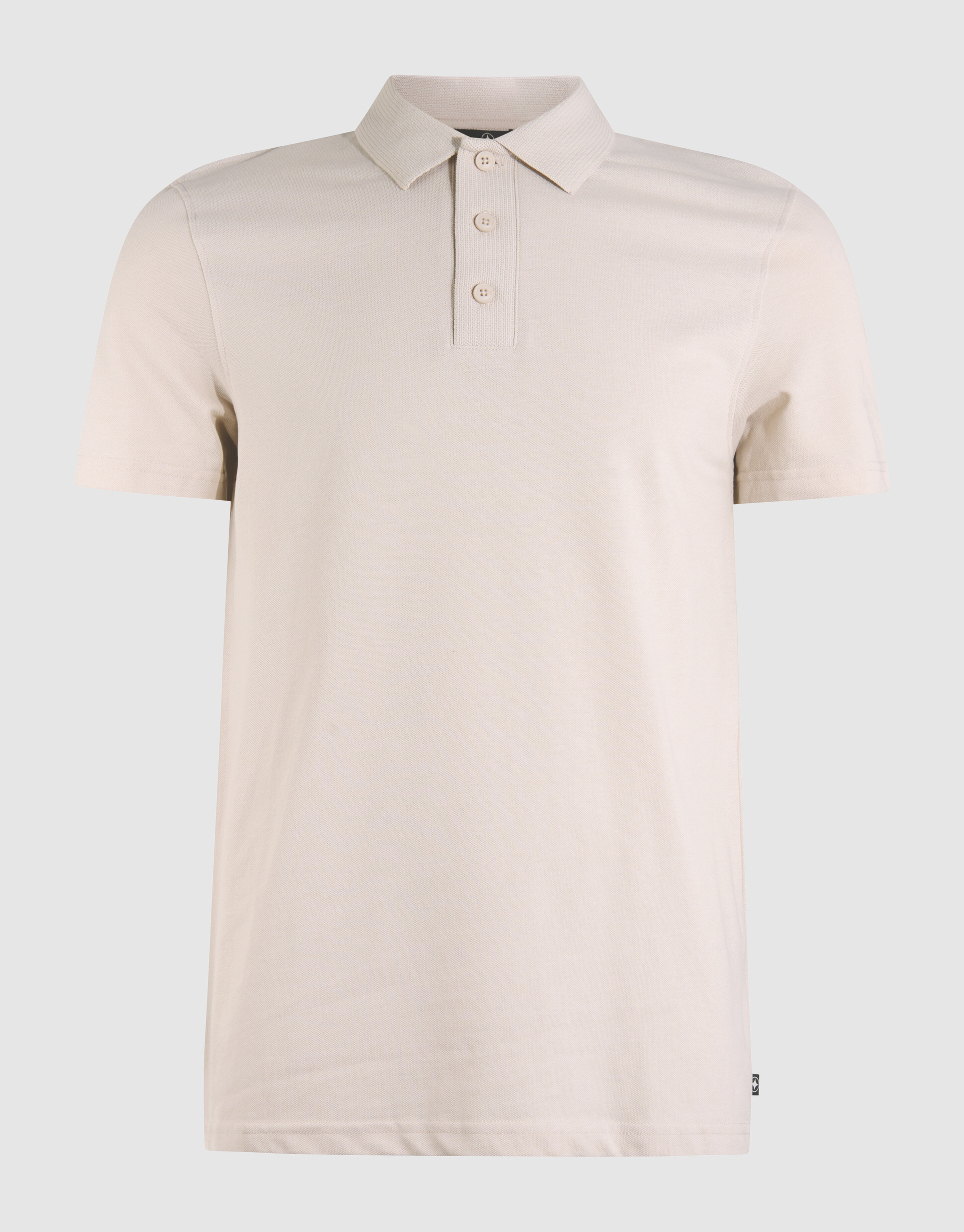 Gebreide Polo Zand SHOEBY MEN