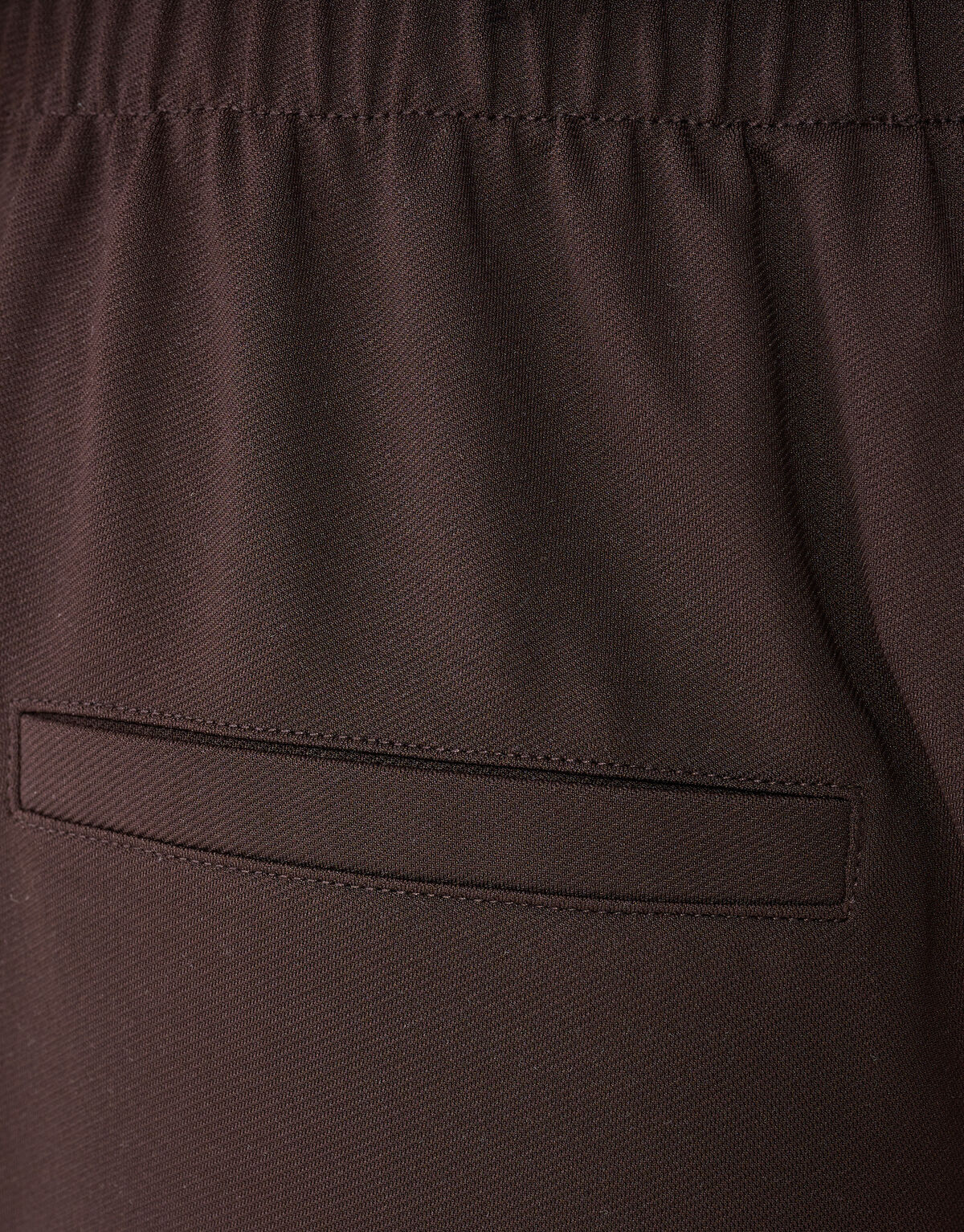 Basis Wide Leg Broek Donkerbruin SHOEBY WOMEN