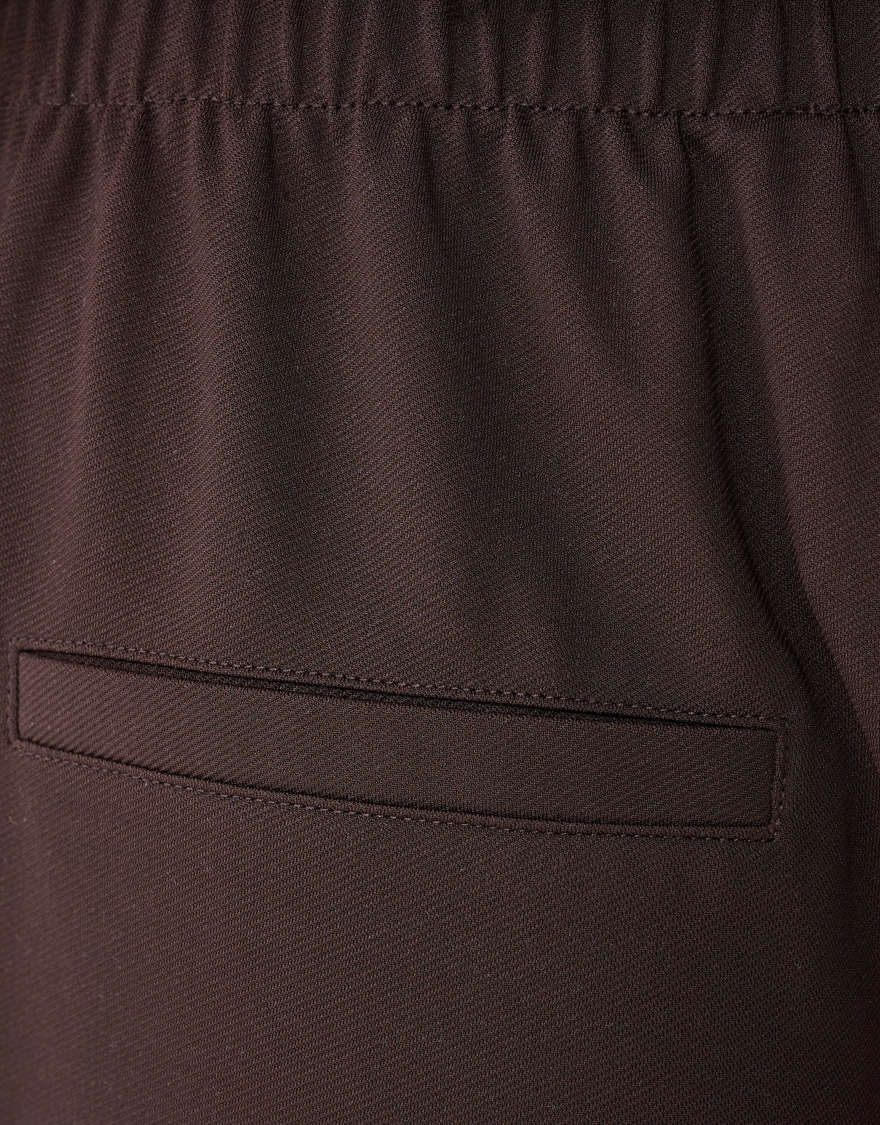 Basis Wide Leg Broek Donkerbruin SHOEBY WOMEN