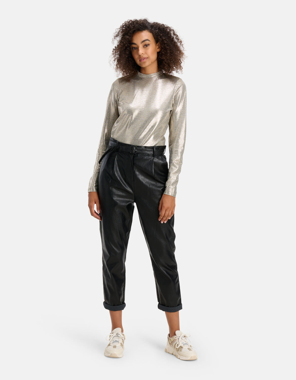Coated Top Zilver SHOEBY WOMEN