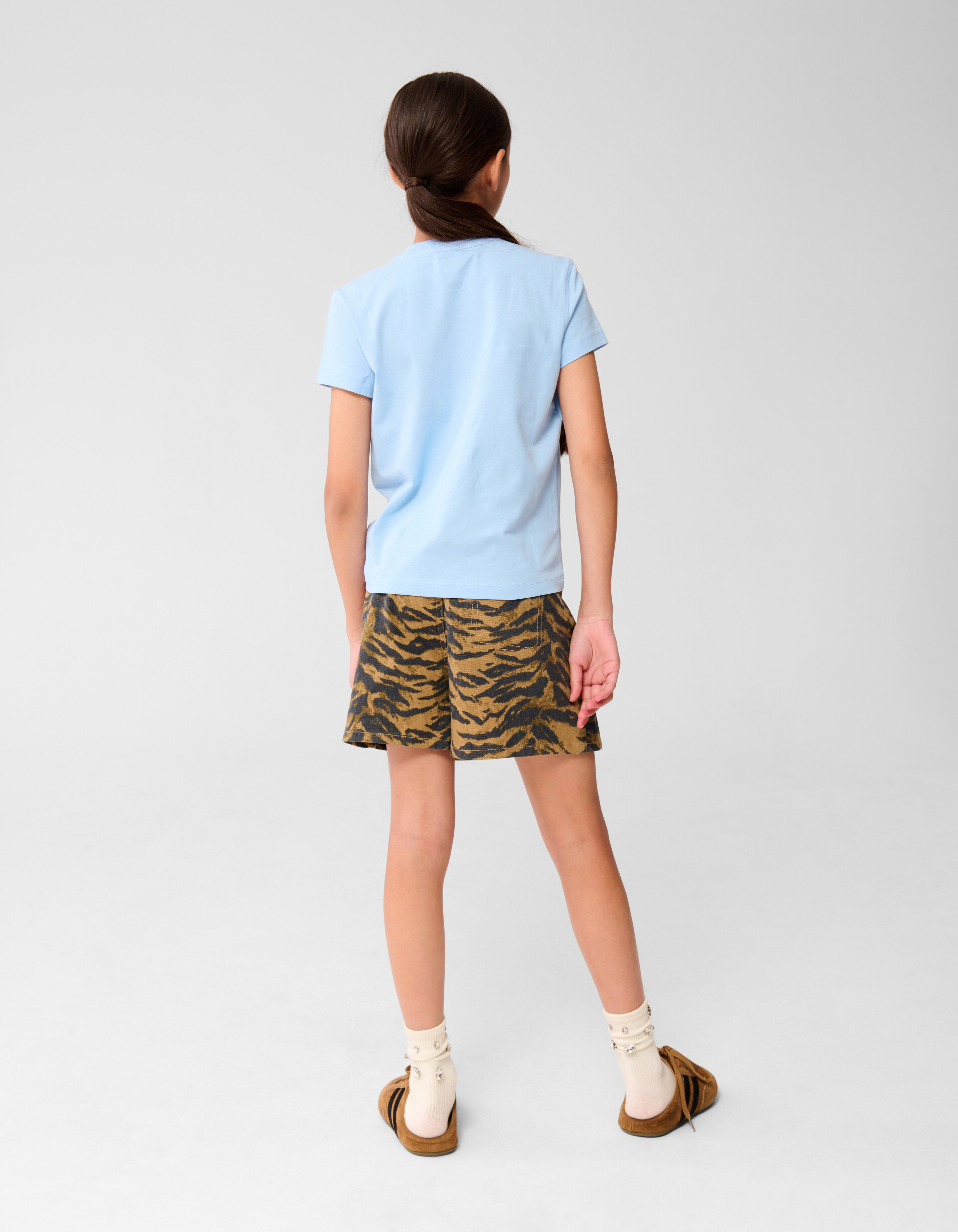 Cool Artwork T-shirt Lichtblauw SHOEBY GIRLS