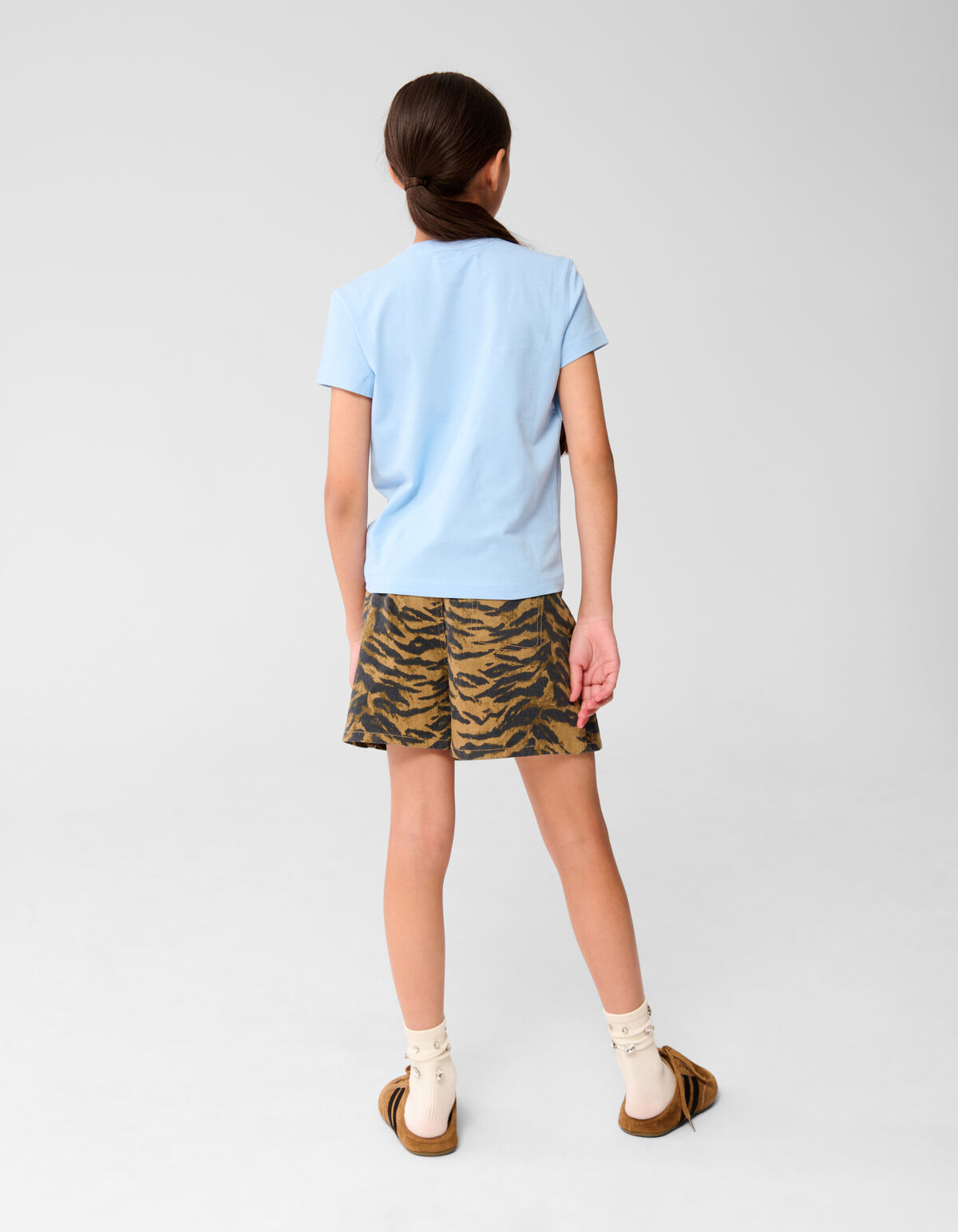 Cool Artwork T-shirt Lichtblauw SHOEBY GIRLS