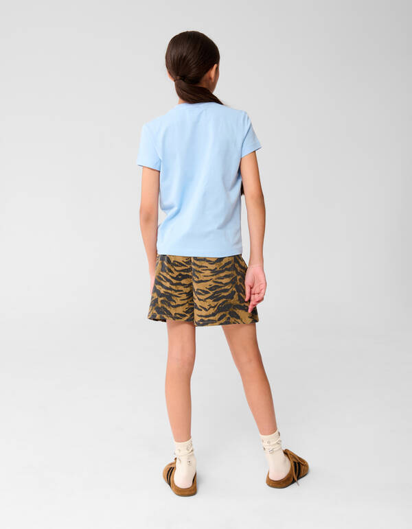 Cool Artwork T-shirt Lichtblauw SHOEBY GIRLS