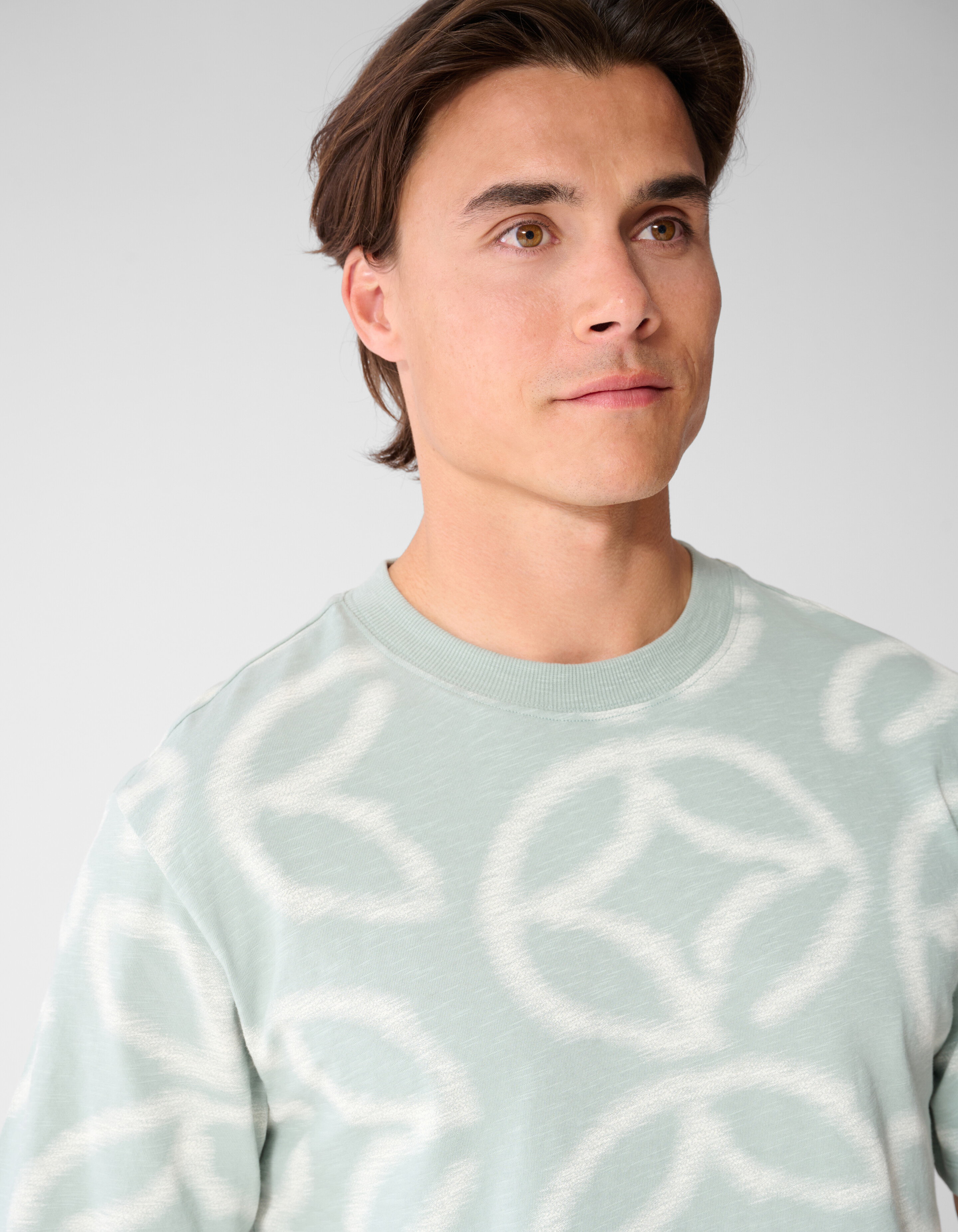 All Over Logo T-shirt Lichtgroen SHOEBY MEN