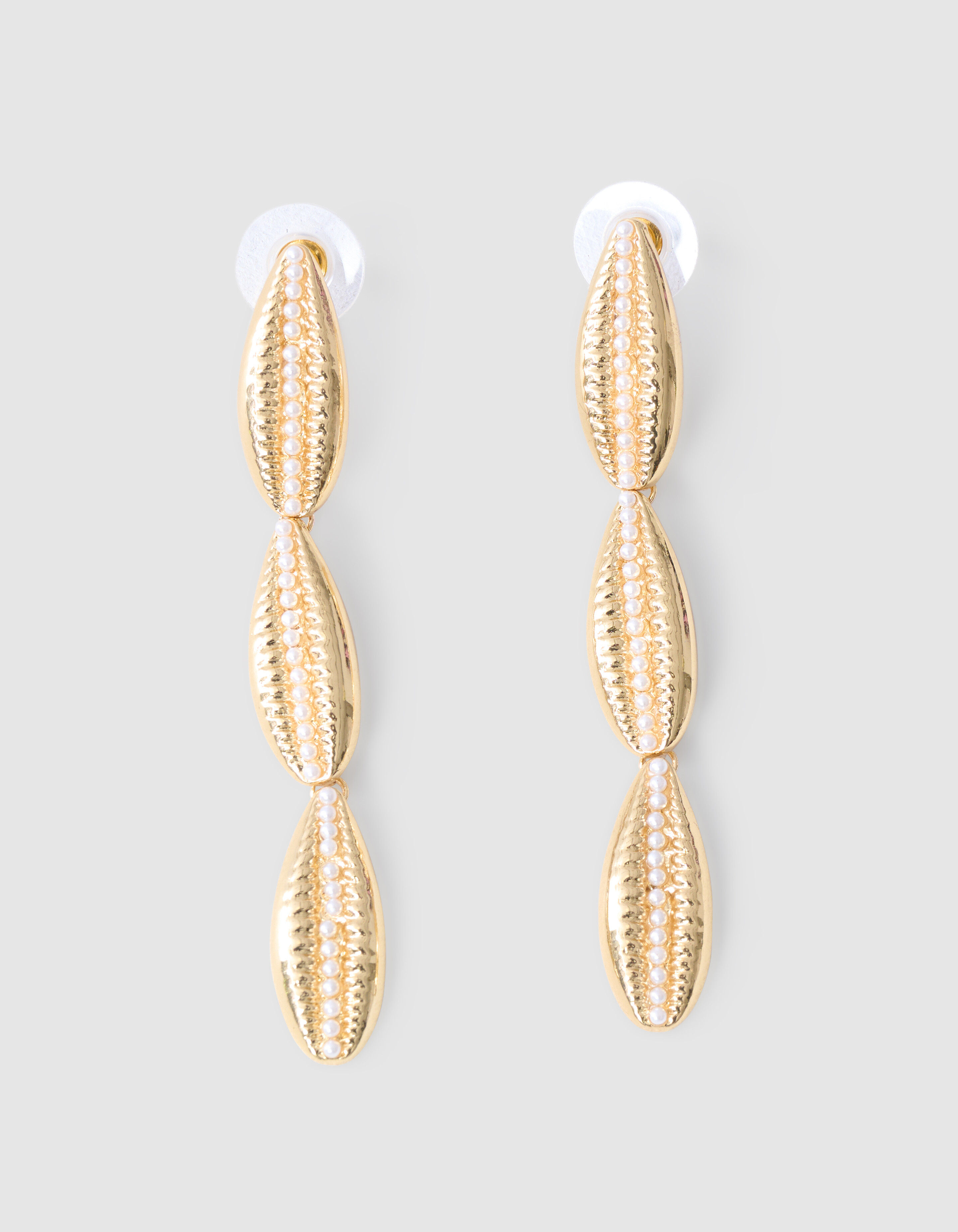 Schelp Oorbellen Goud SHOEBY ACCESSOIRES