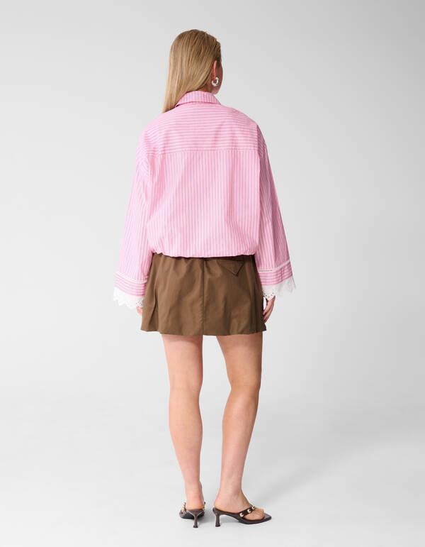 Cargo Balloon Mini Rok Bruin SHOEBY WOMEN