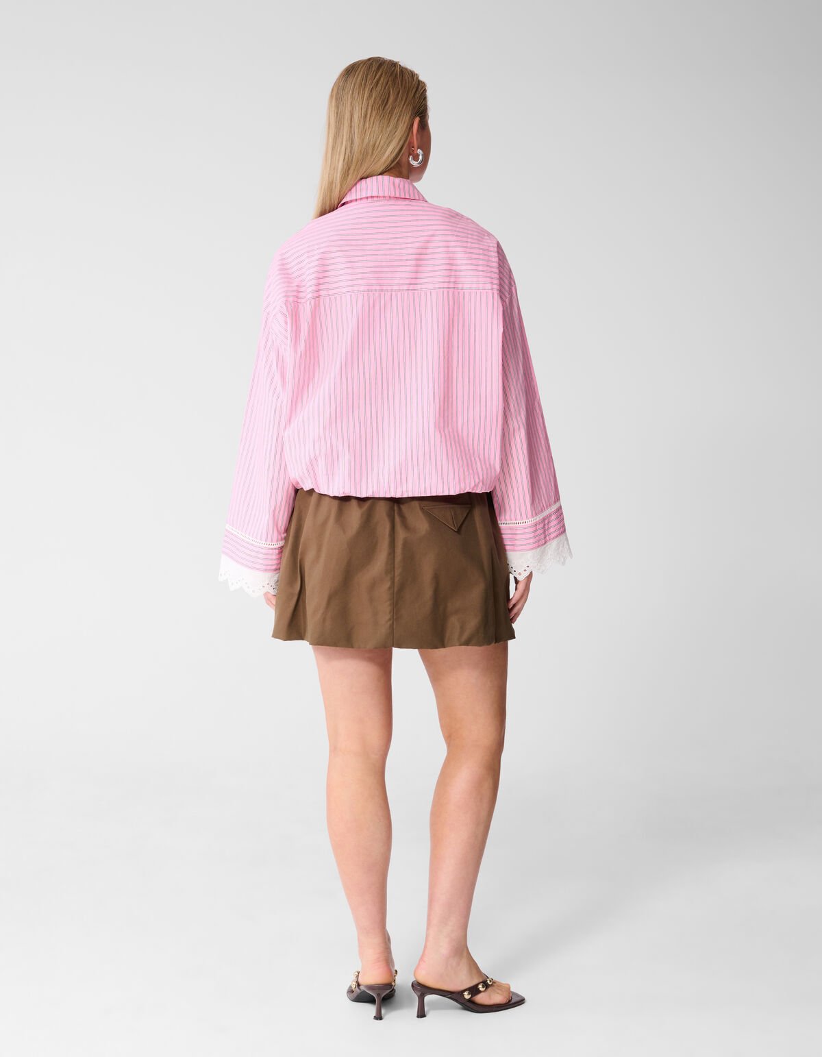 Cargo Balloon Mini Rok Bruin SHOEBY WOMEN