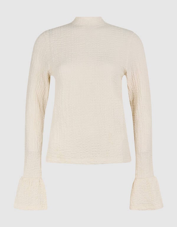 Structuur Top Gebroken Wit SHOEBY WOMEN